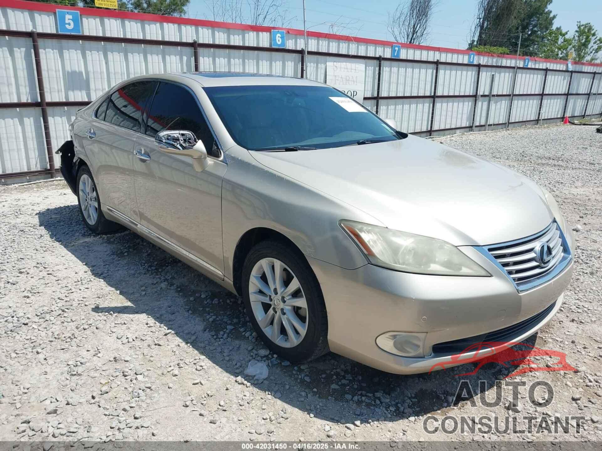 LEXUS ES 350 2011 - JTHBK1EG5B2462123