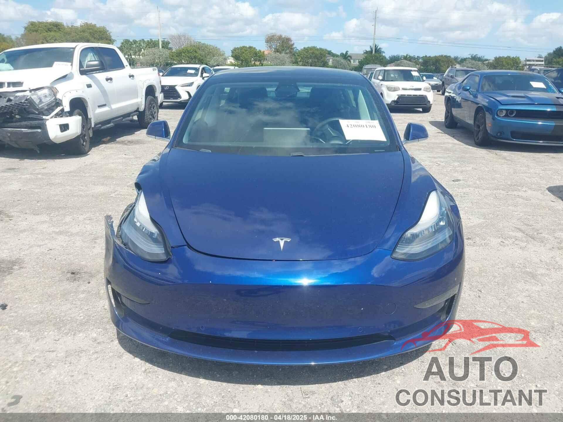 TESLA MODEL 3 2020 - 5YJ3E1EA6LF785622