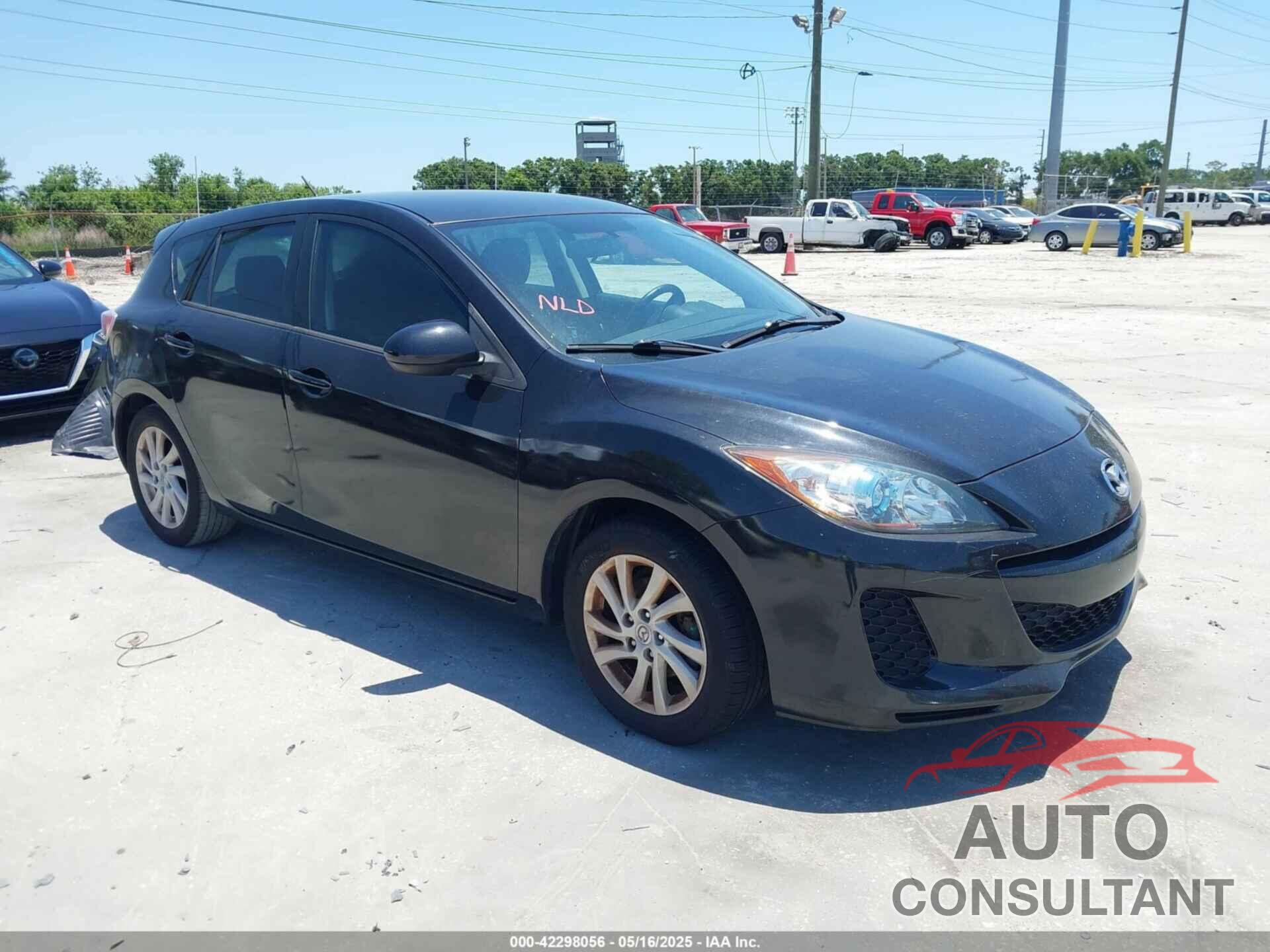 MAZDA MAZDA3 2012 - JM1BL1L79C1631648