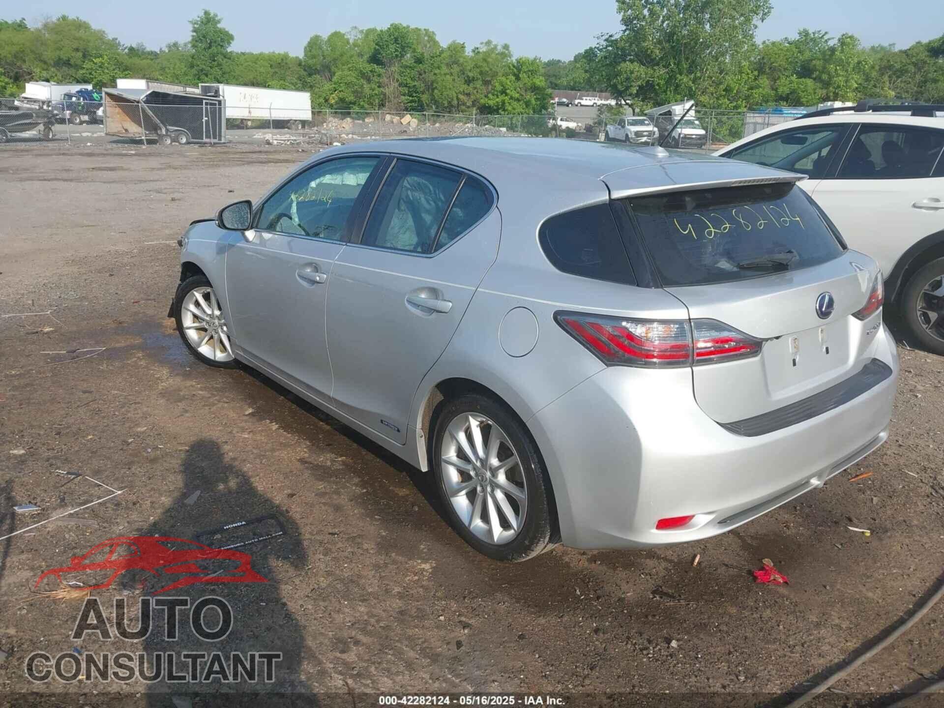LEXUS CT 2012 - JTHKD5BH6C2089061