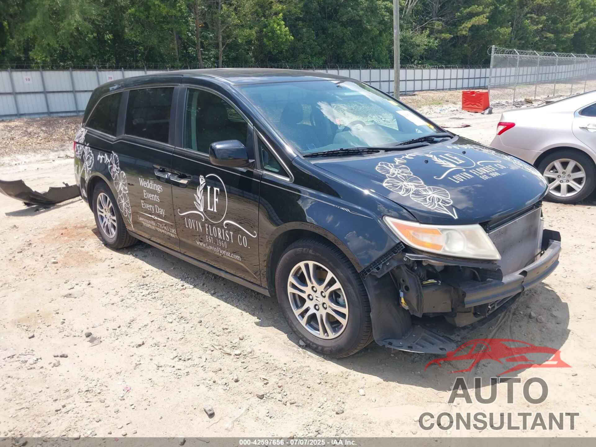 HONDA ODYSSEY 2013 - 5FNRL5H62DB087153