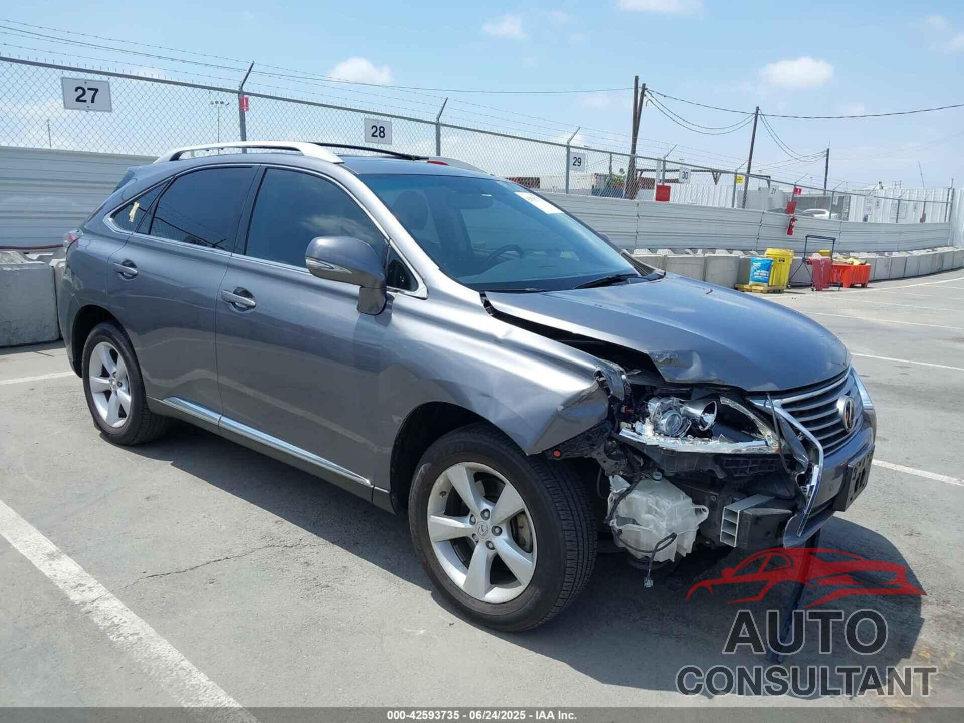 LEXUS RX 350 2013 - 2T2ZK1BA9DC116155