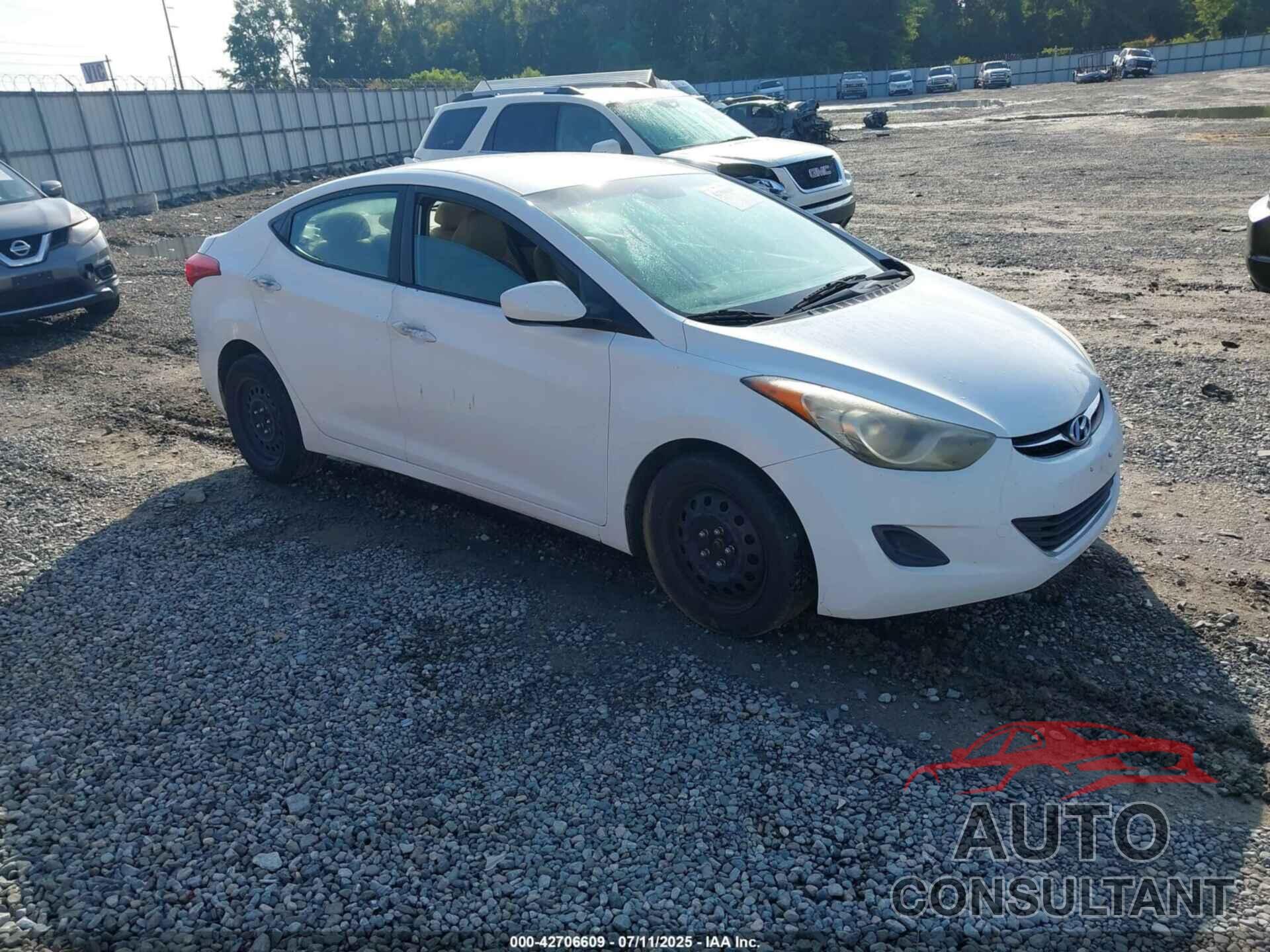HYUNDAI ELANTRA 2011 - 5NPDH4AE9BH019454
