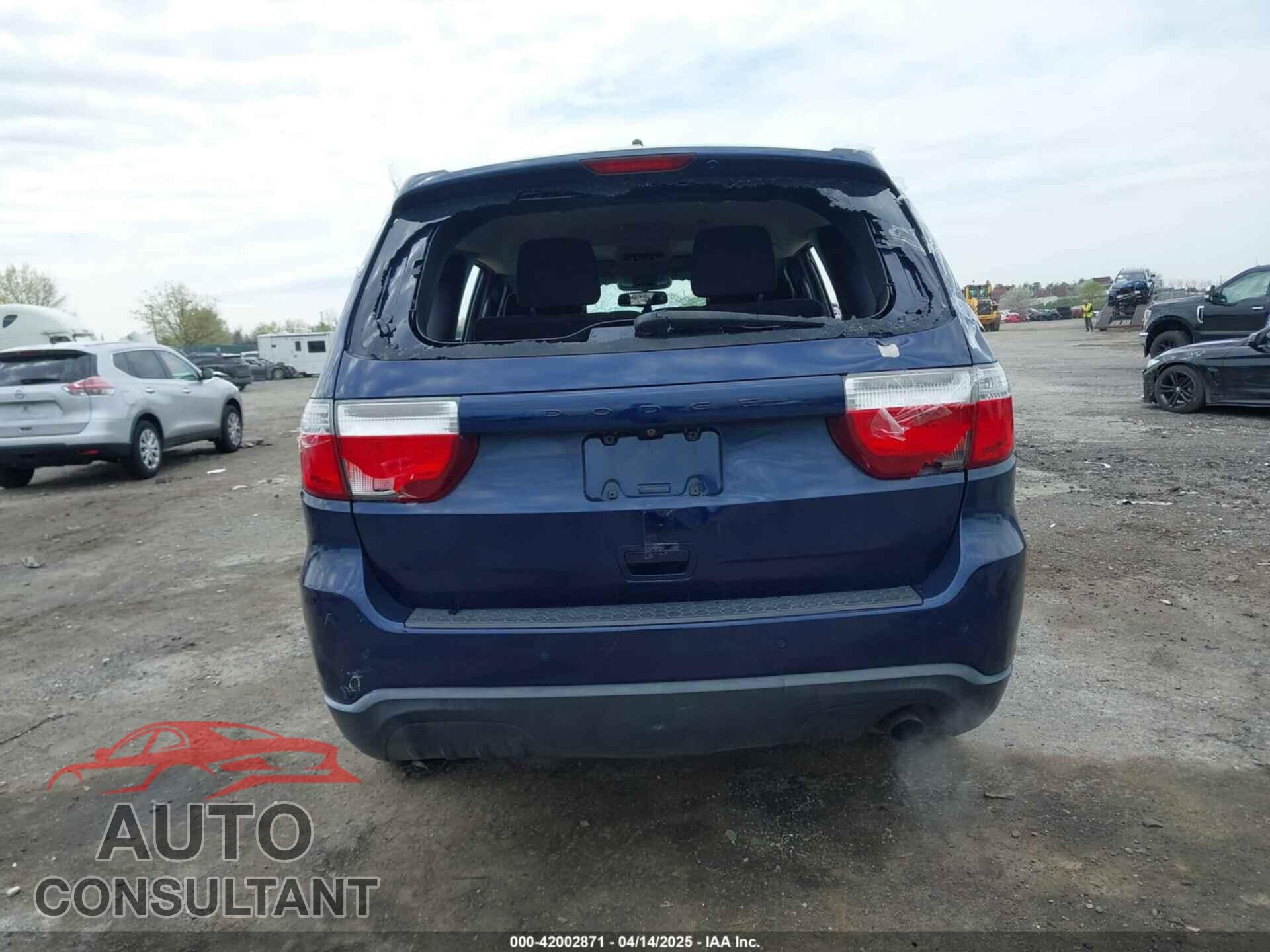 DODGE DURANGO 2012 - 1C4RDJAGXCC198098