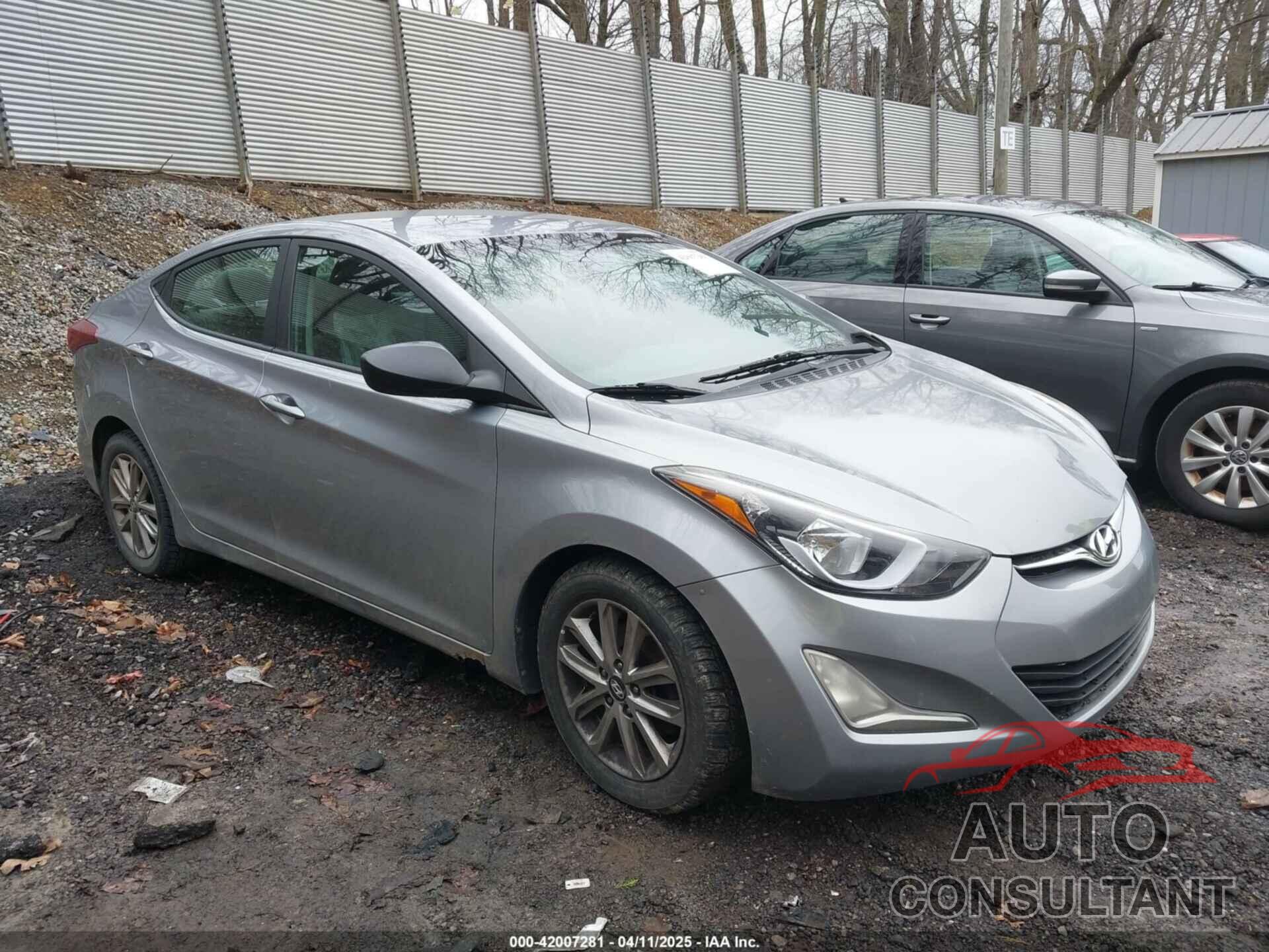 HYUNDAI ELANTRA 2015 - 5NPDH4AE4FH616808