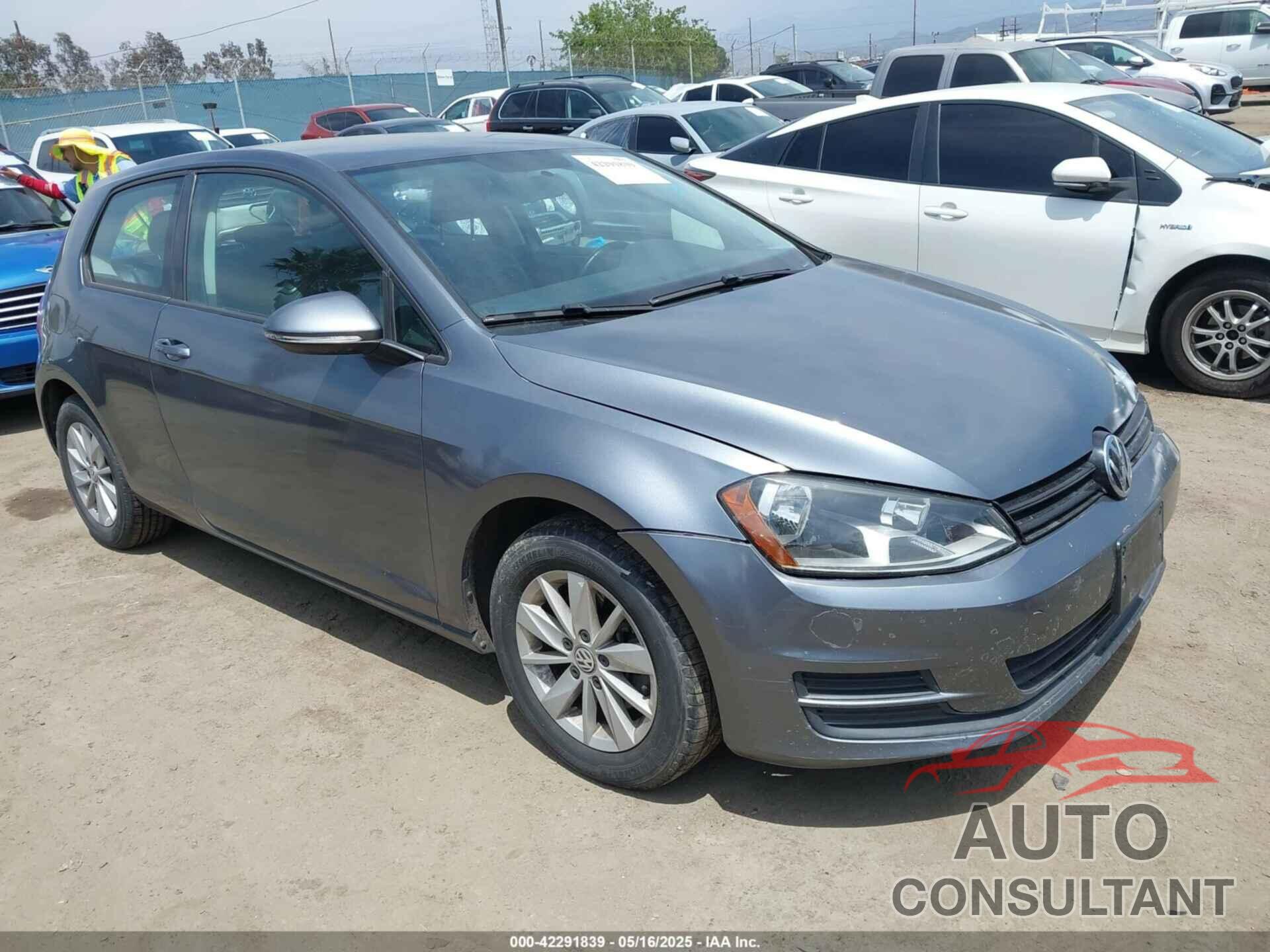 VOLKSWAGEN GOLF 2015 - 3VW817AU7FM057423