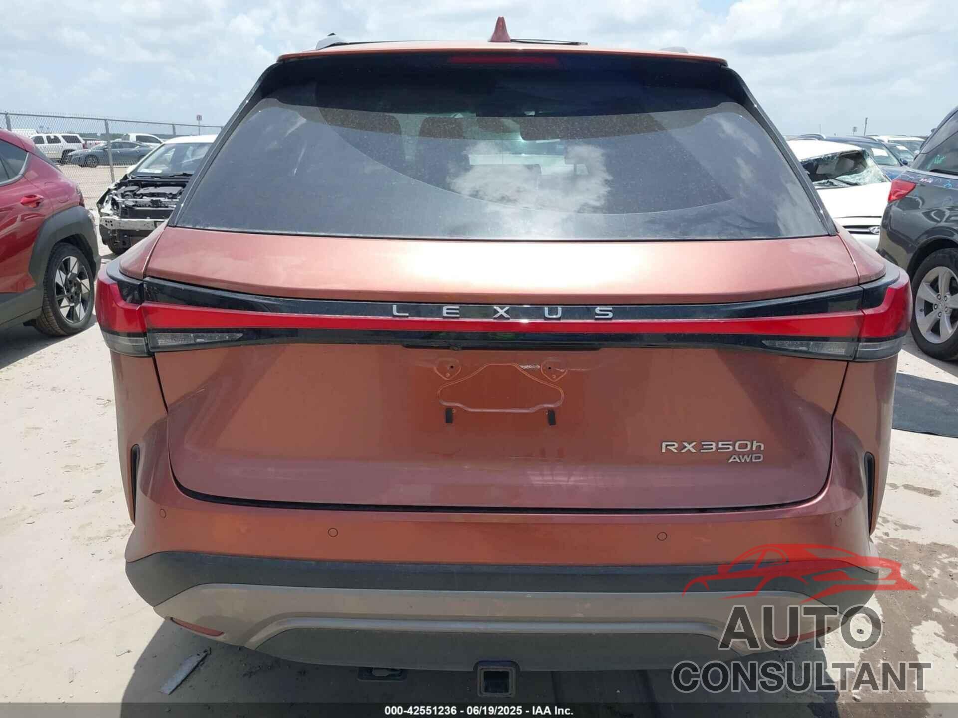 LEXUS RX 350H 2024 - 2T2BBMCAXRC054497