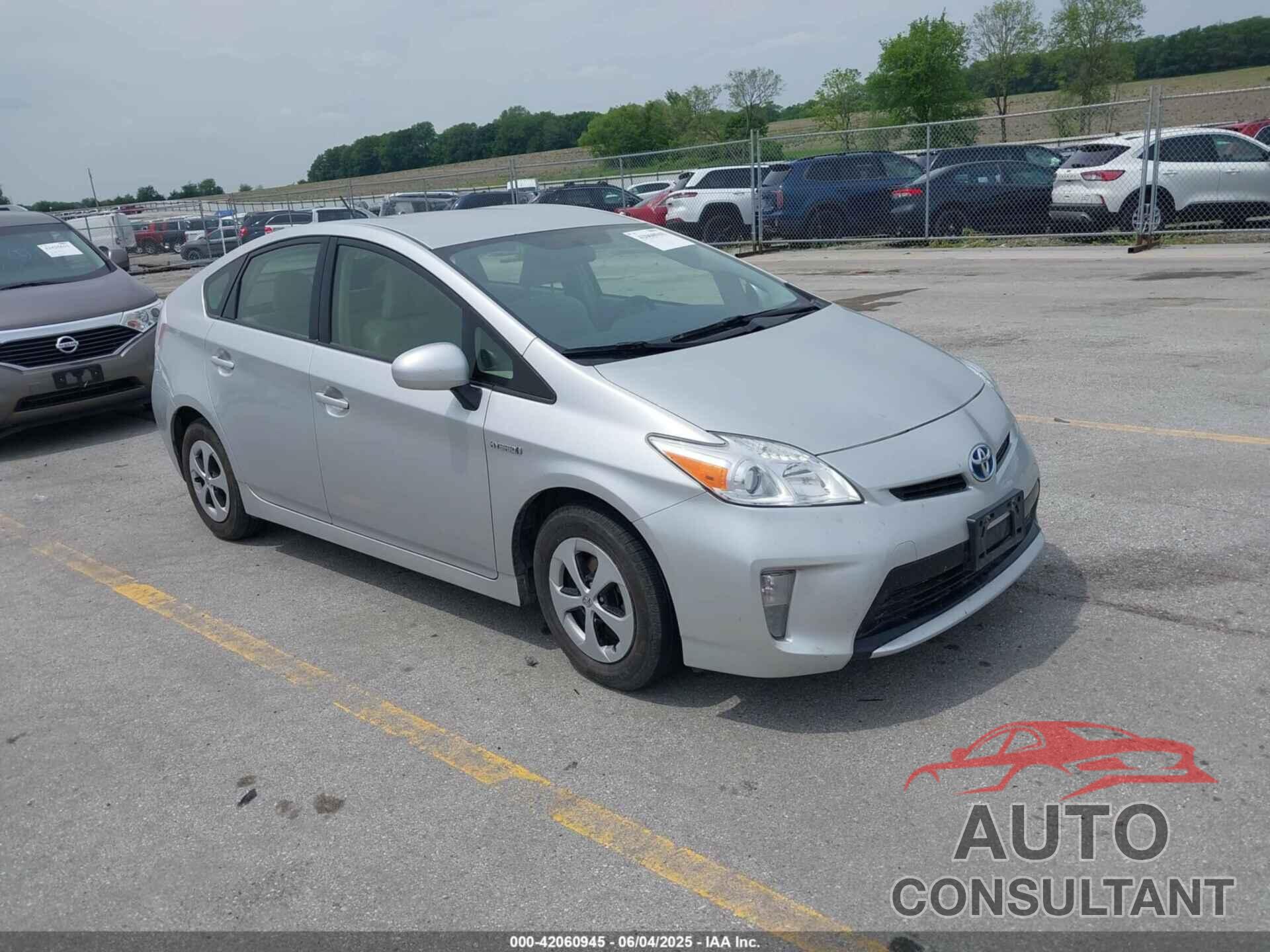TOYOTA PRIUS 2013 - JTDKN3DU2D5608507