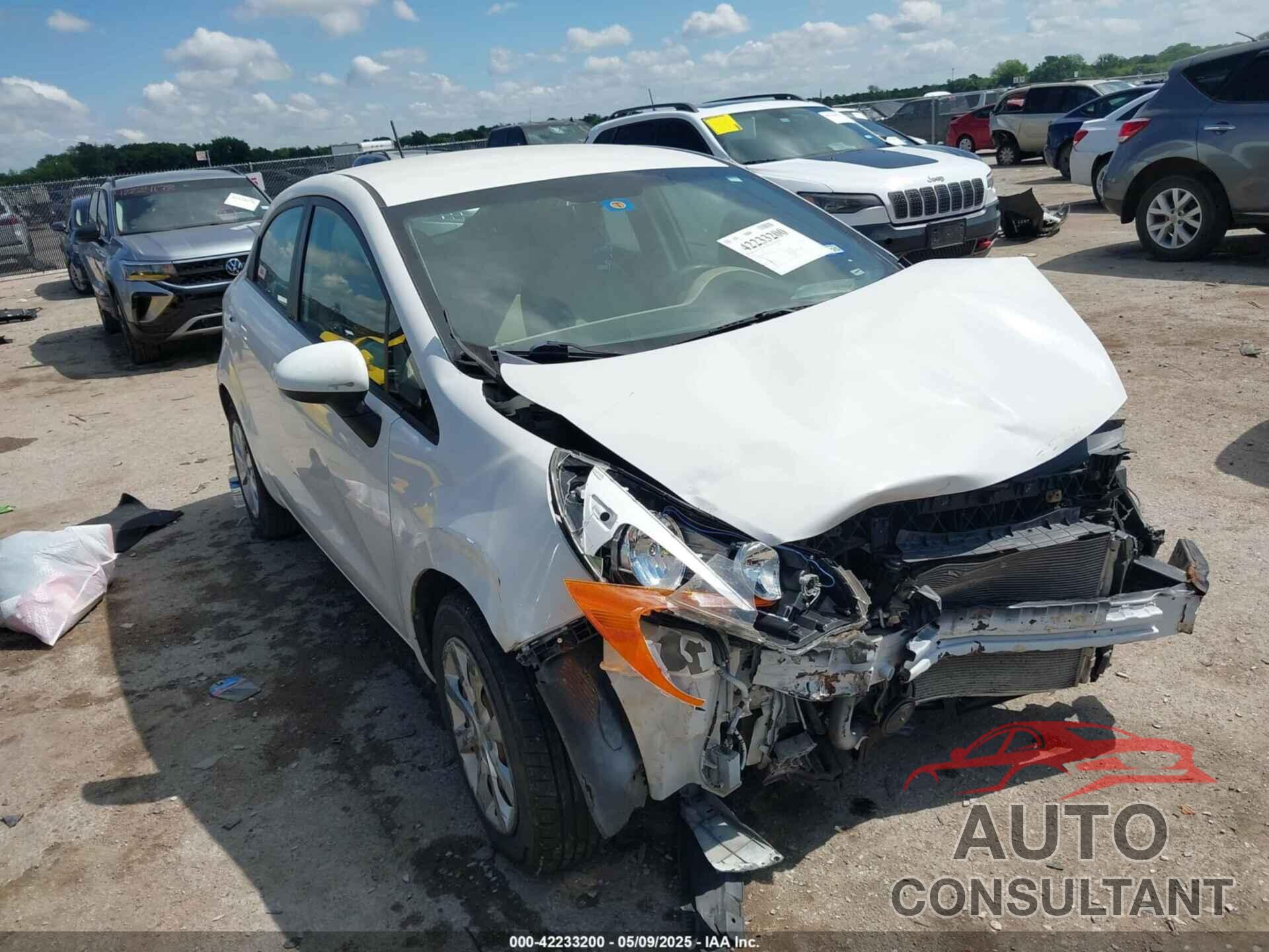 KIA RIO 2013 - KNADM5A39D6120519