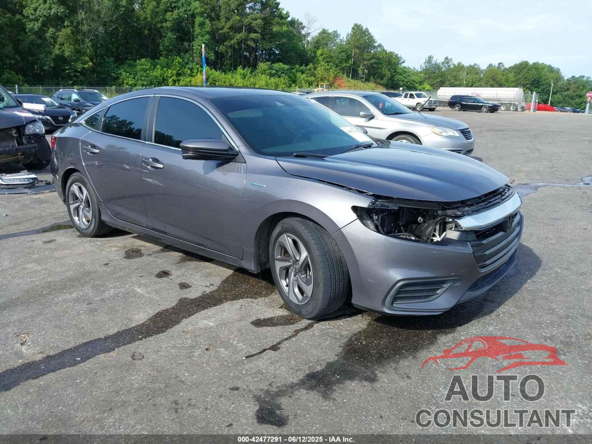 HONDA INSIGHT 2019 - 19XZE4F51KE018293