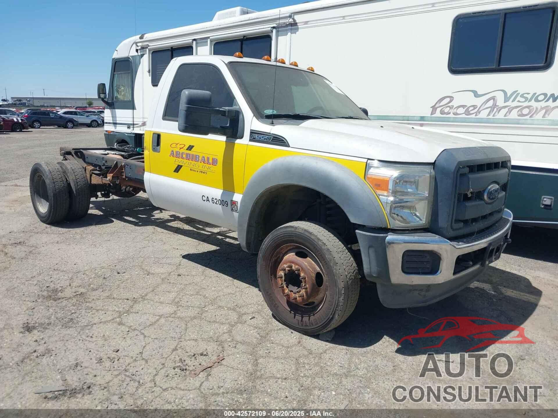 FORD F-550 CHASSIS 2012 - 1FDUF5GT7CEC46656