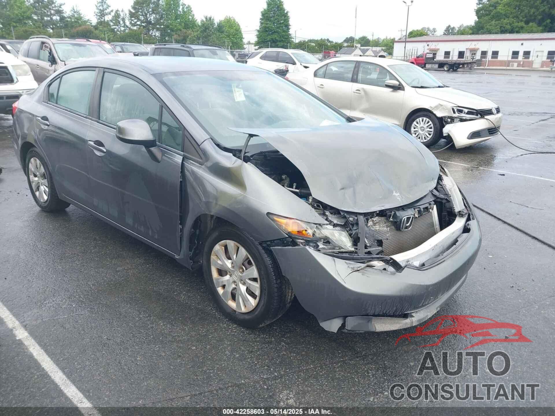 HONDA CIVIC 2012 - 19XFB2F50CE106348
