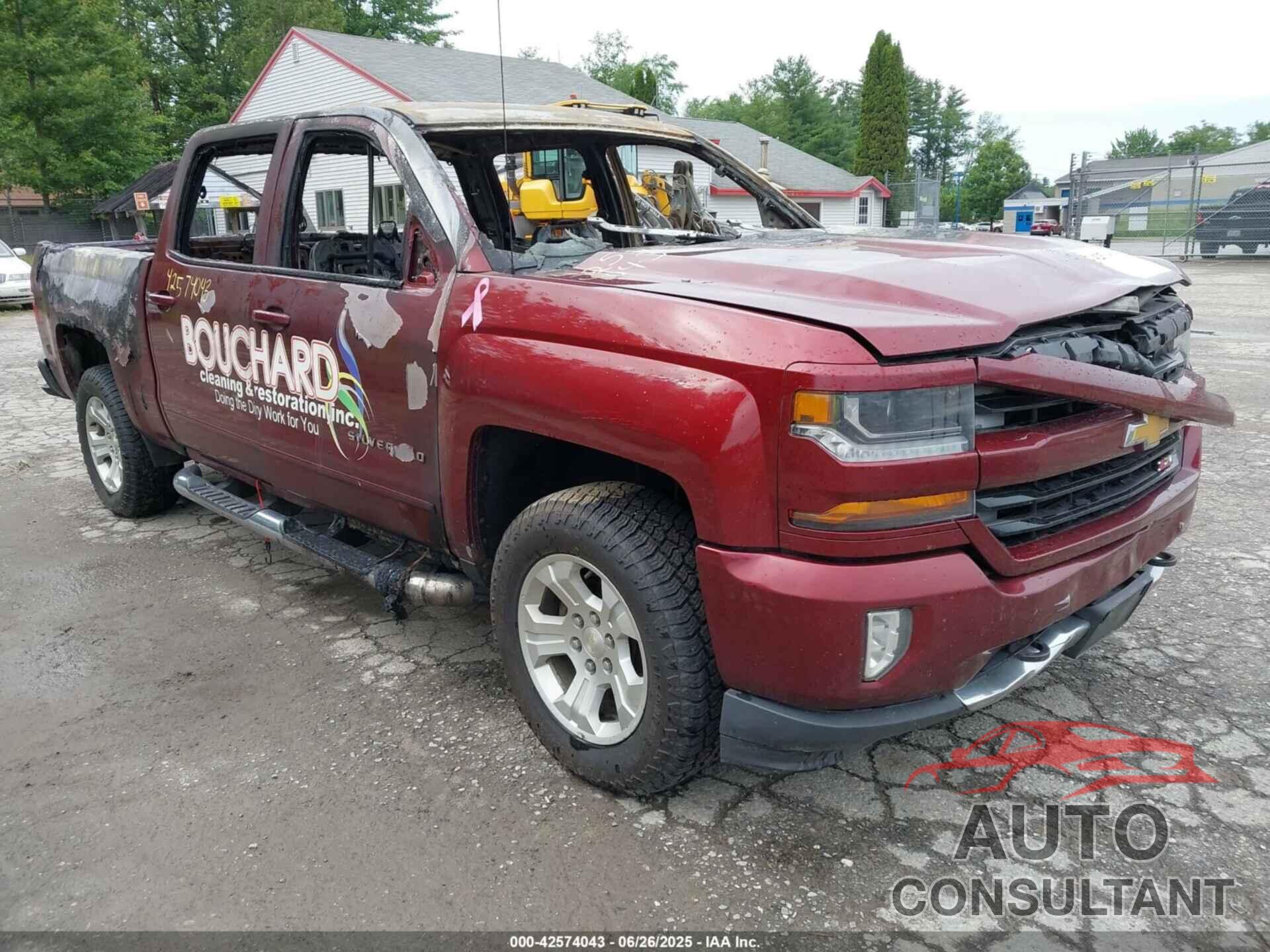 CHEVROLET SILVERADO 1500 2016 - 3GCUKREH9GG252446