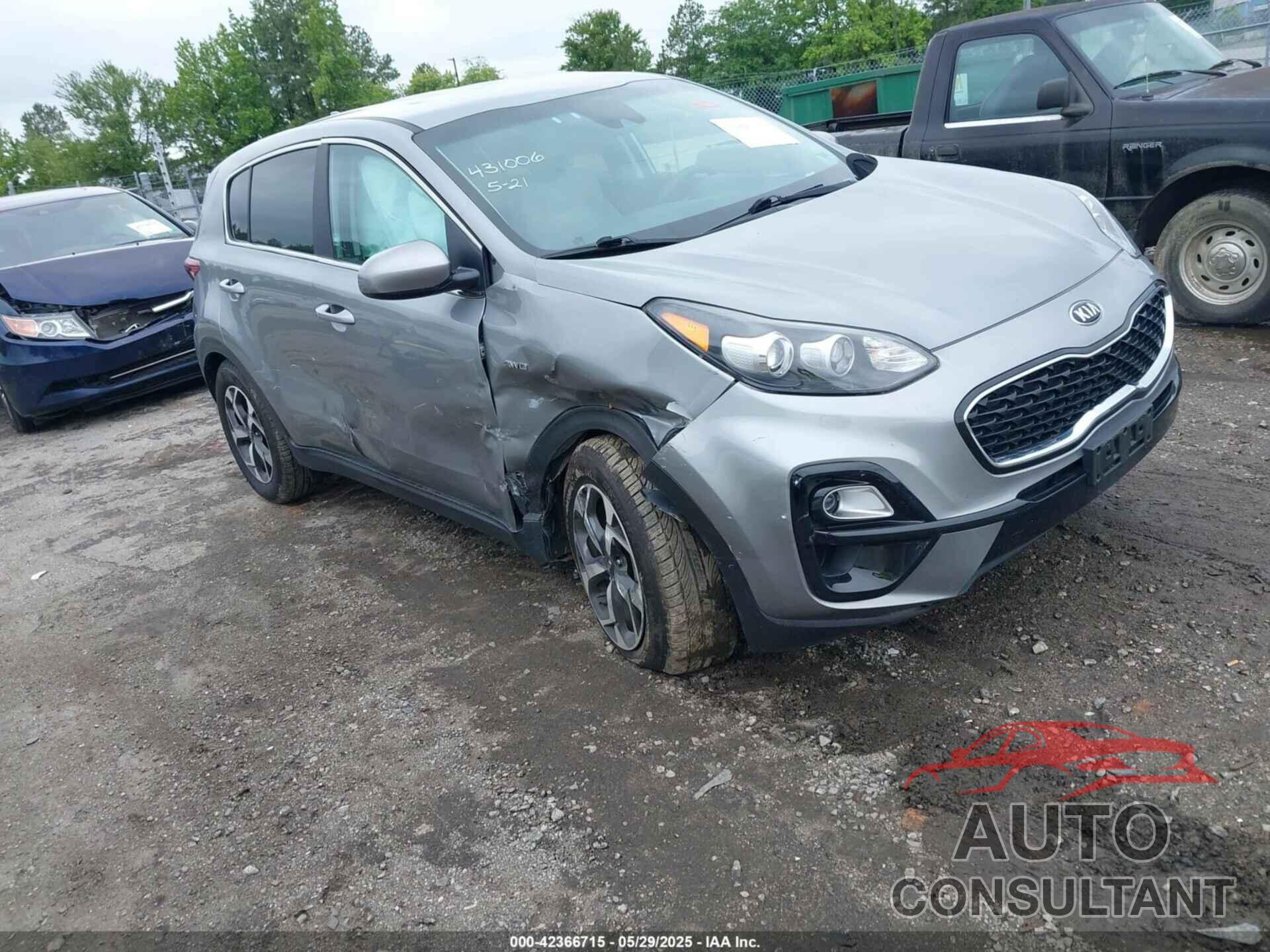KIA SPORTAGE 2022 - KNDPMCAC9N7017360