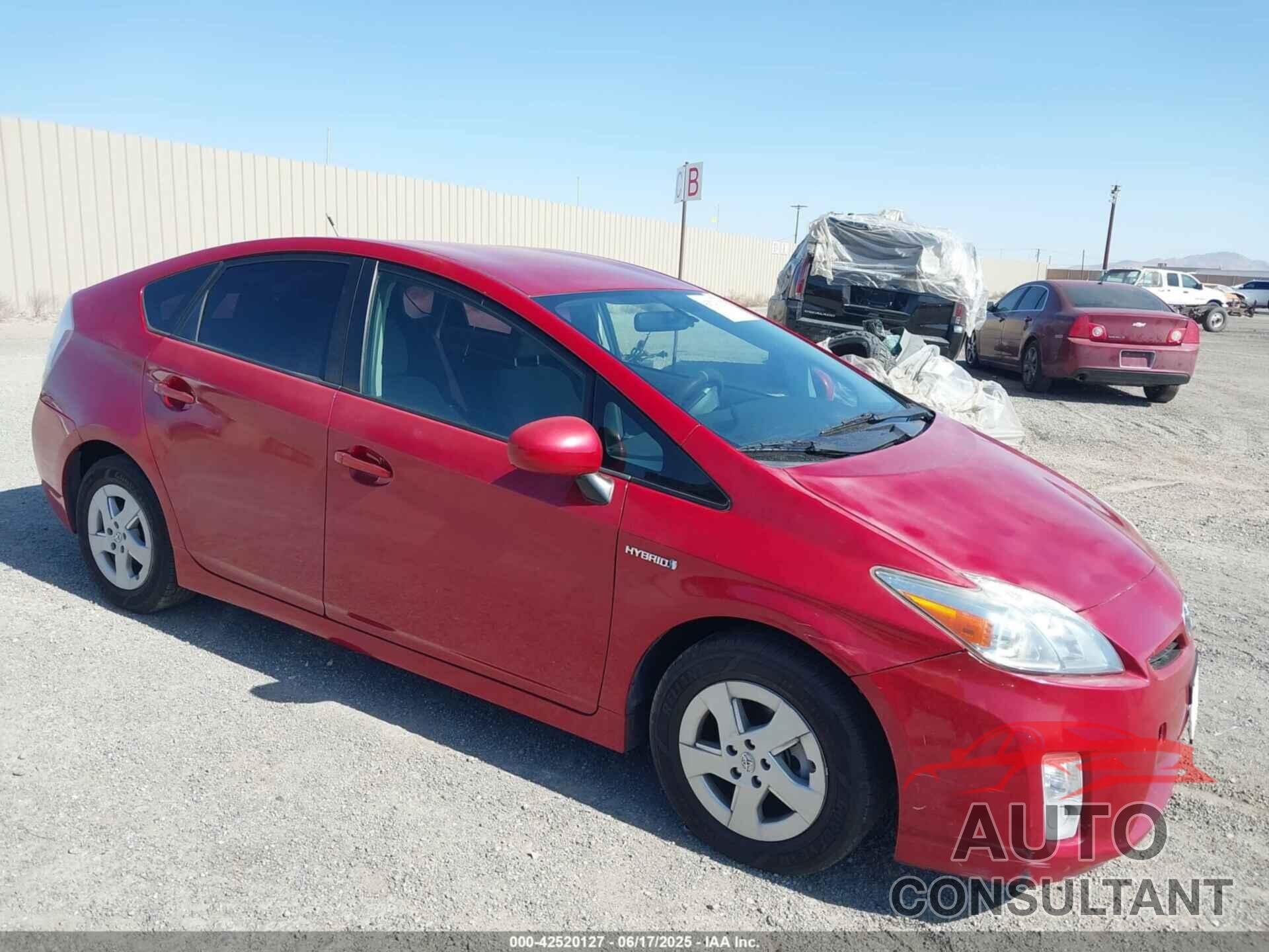 TOYOTA PRIUS 2010 - JTDKN3DU5A0056199