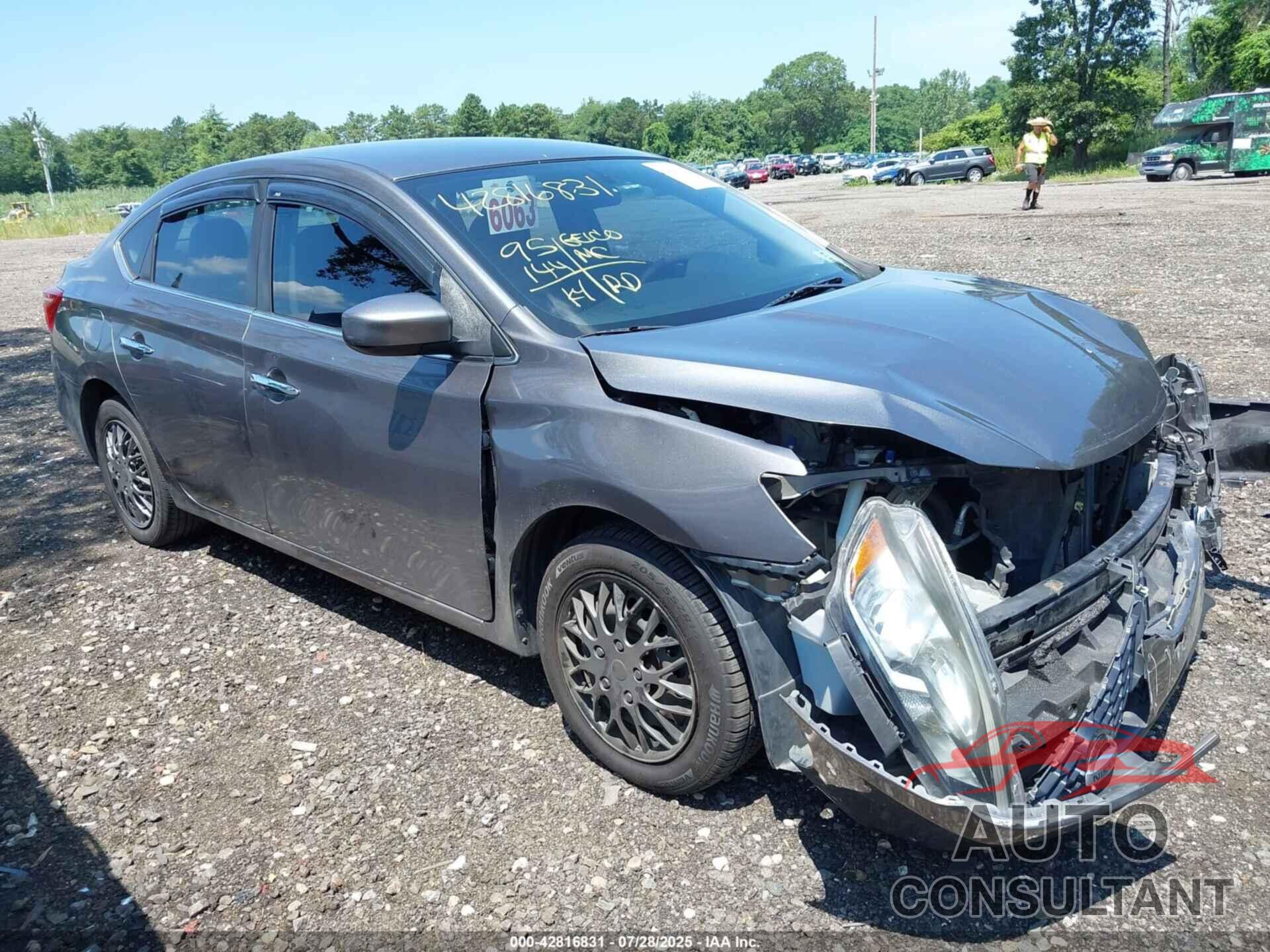 NISSAN SENTRA 2017 - 3N1AB7APXHY395876