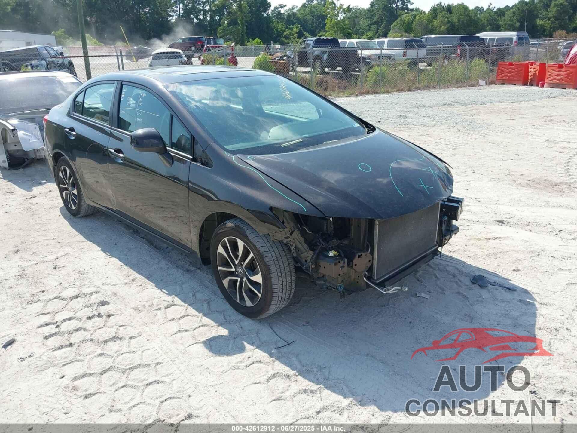 HONDA CIVIC 2013 - 2HGFB2F86DH582122
