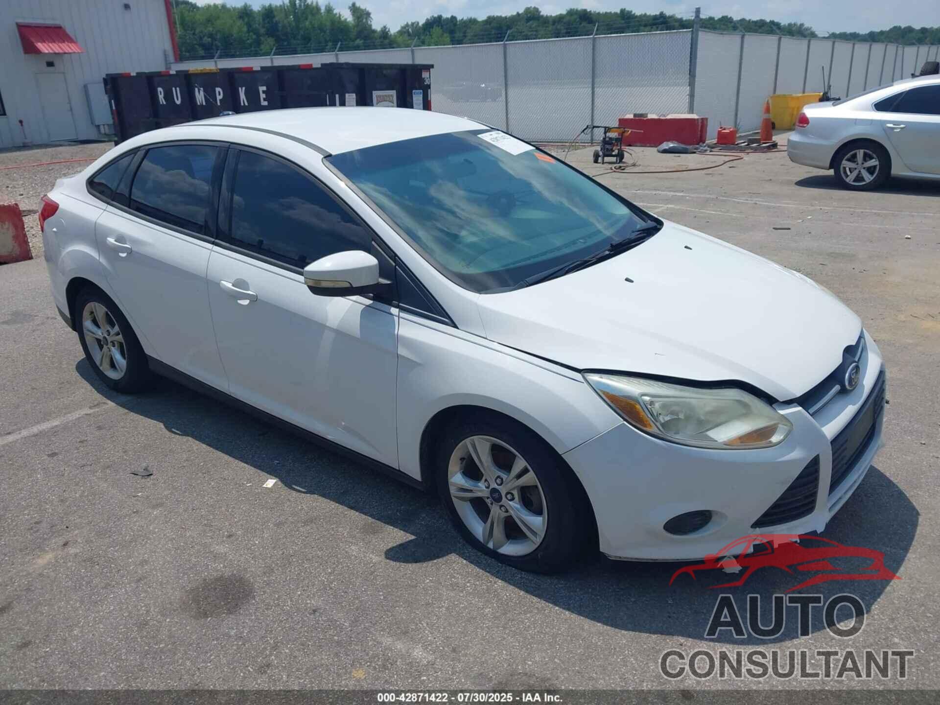FORD FOCUS 2013 - 1FADP3F2XDL155382