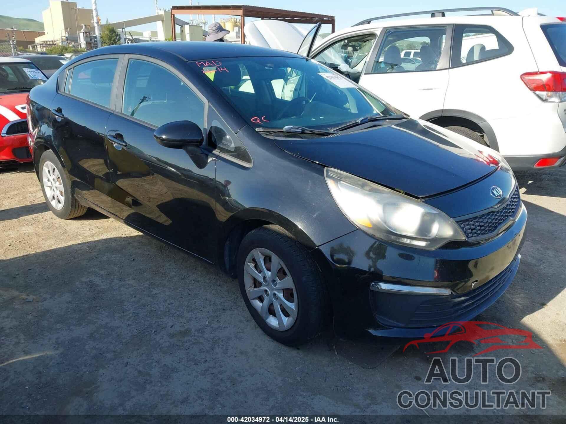 KIA RIO 2017 - KNADM4A31H6025775