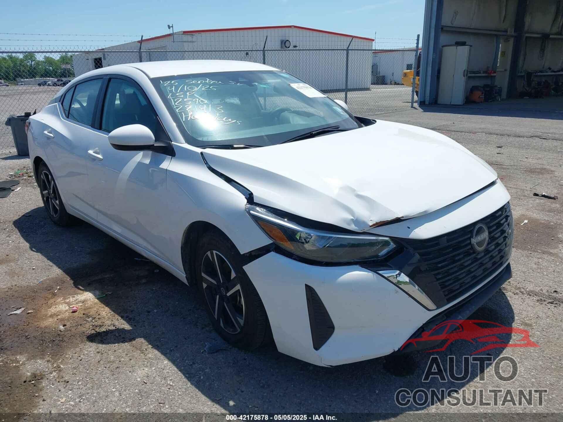 NISSAN SENTRA 2025 - 3N1AB8CVXSY221413