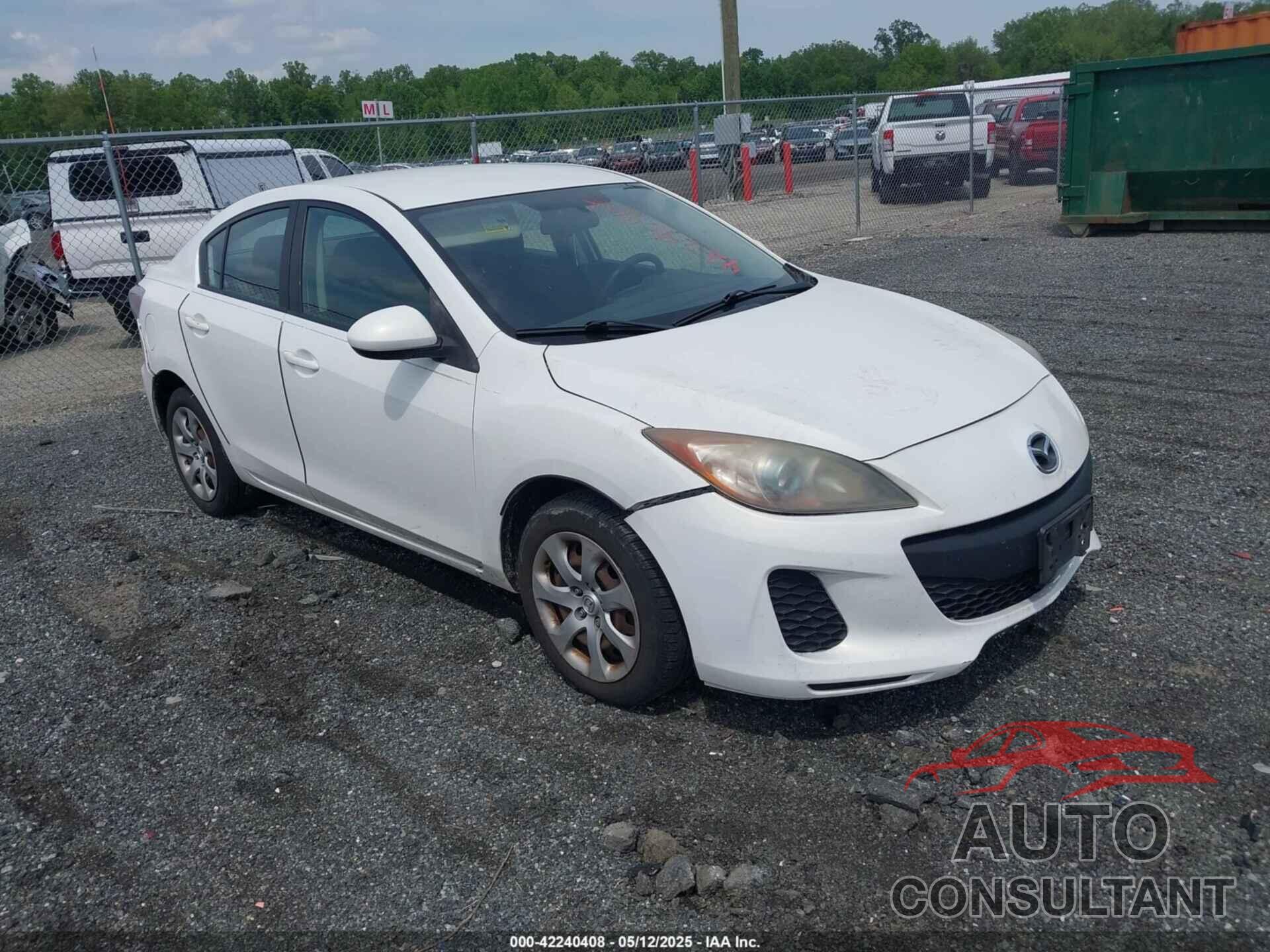 MAZDA MAZDA3 2013 - JM1BL1UP4D1790142