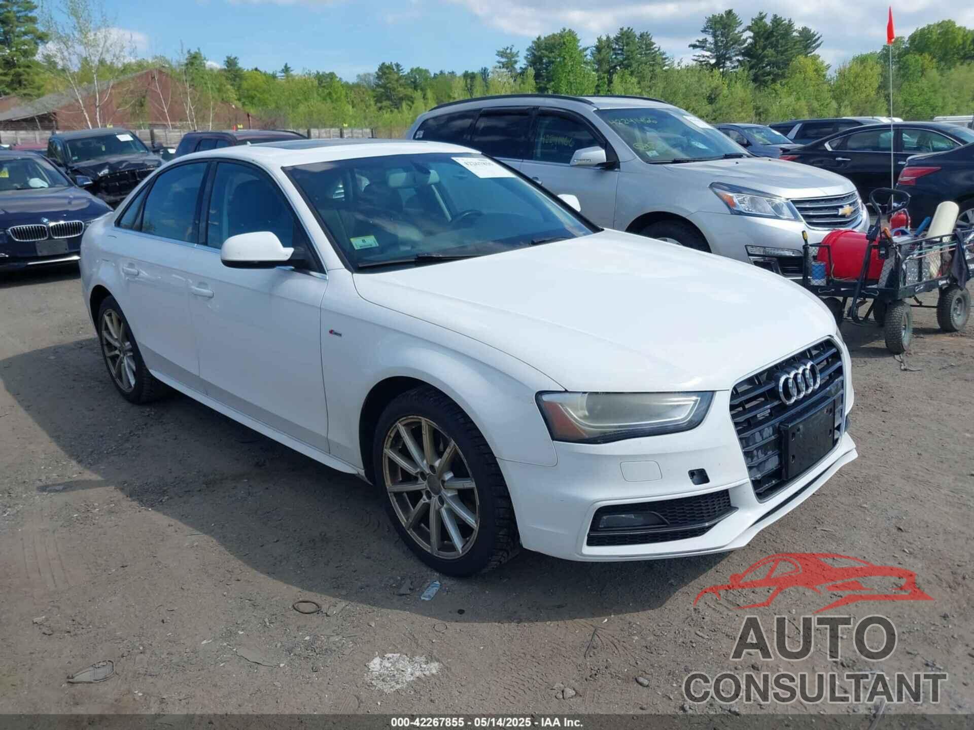 AUDI A4 2015 - WAUDFAFL4FA016306