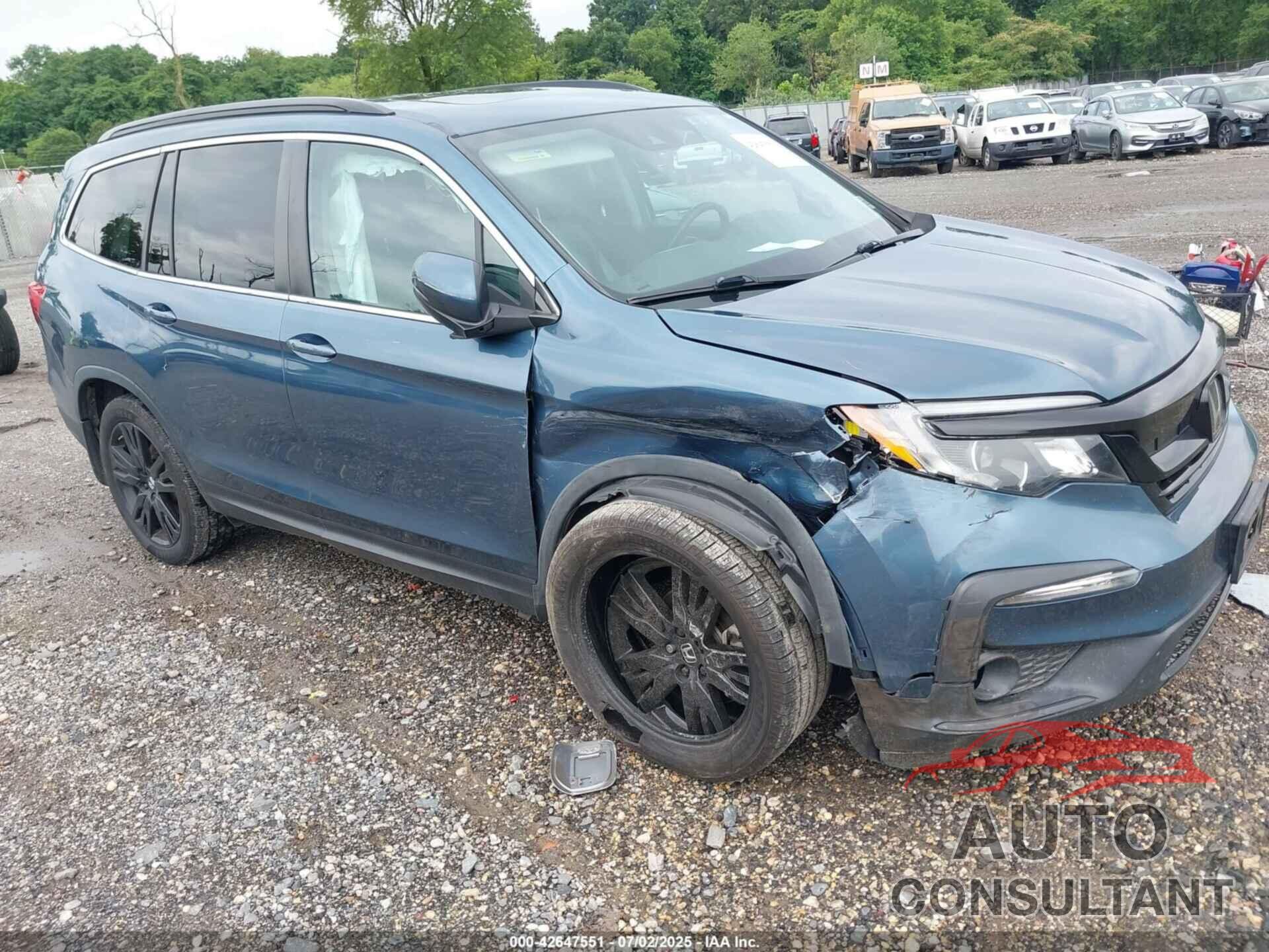 HONDA PILOT 2021 - 5FNYF6H20MB014319