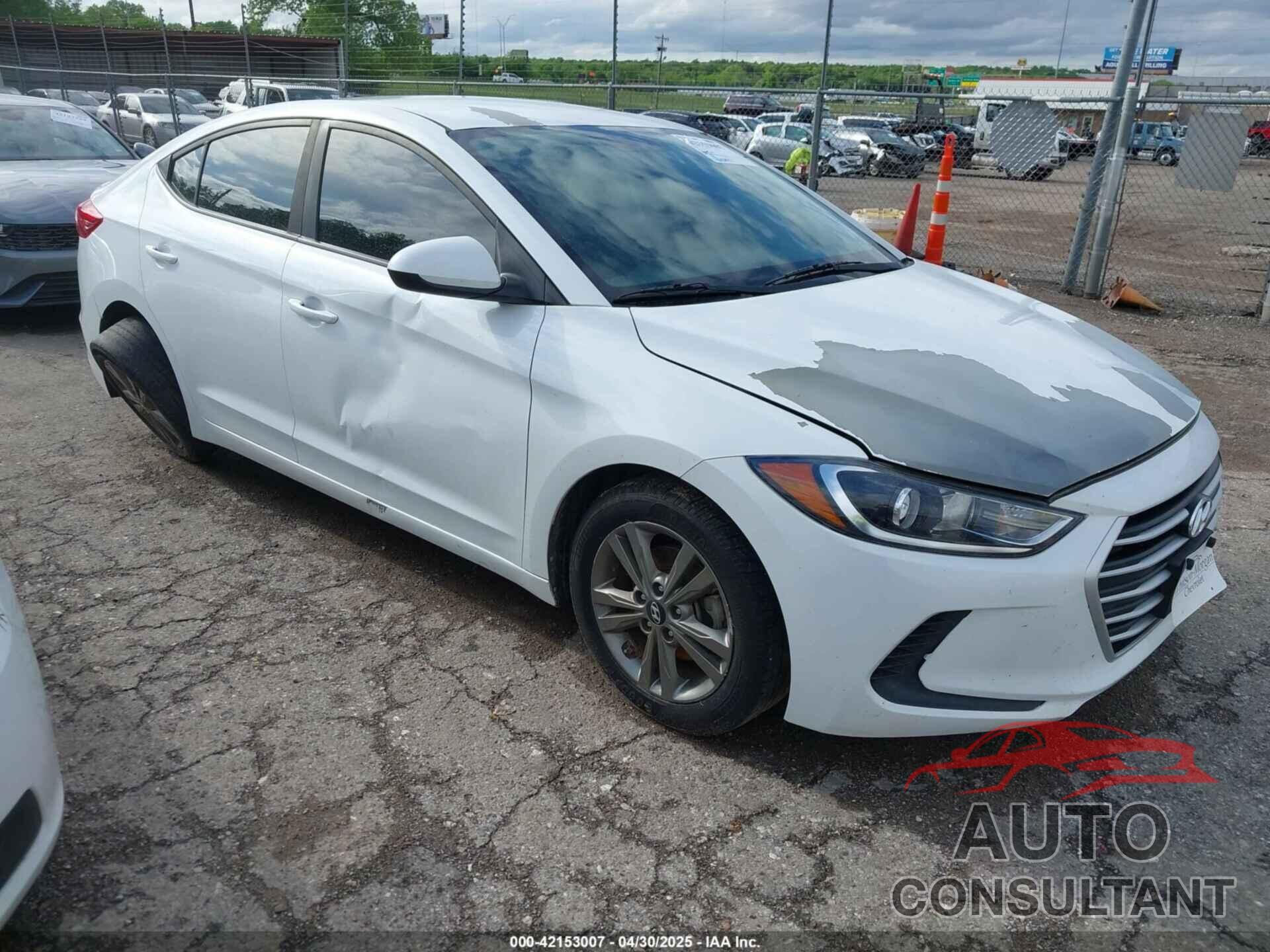 HYUNDAI ELANTRA 2018 - 5NPD84LF3JH328521