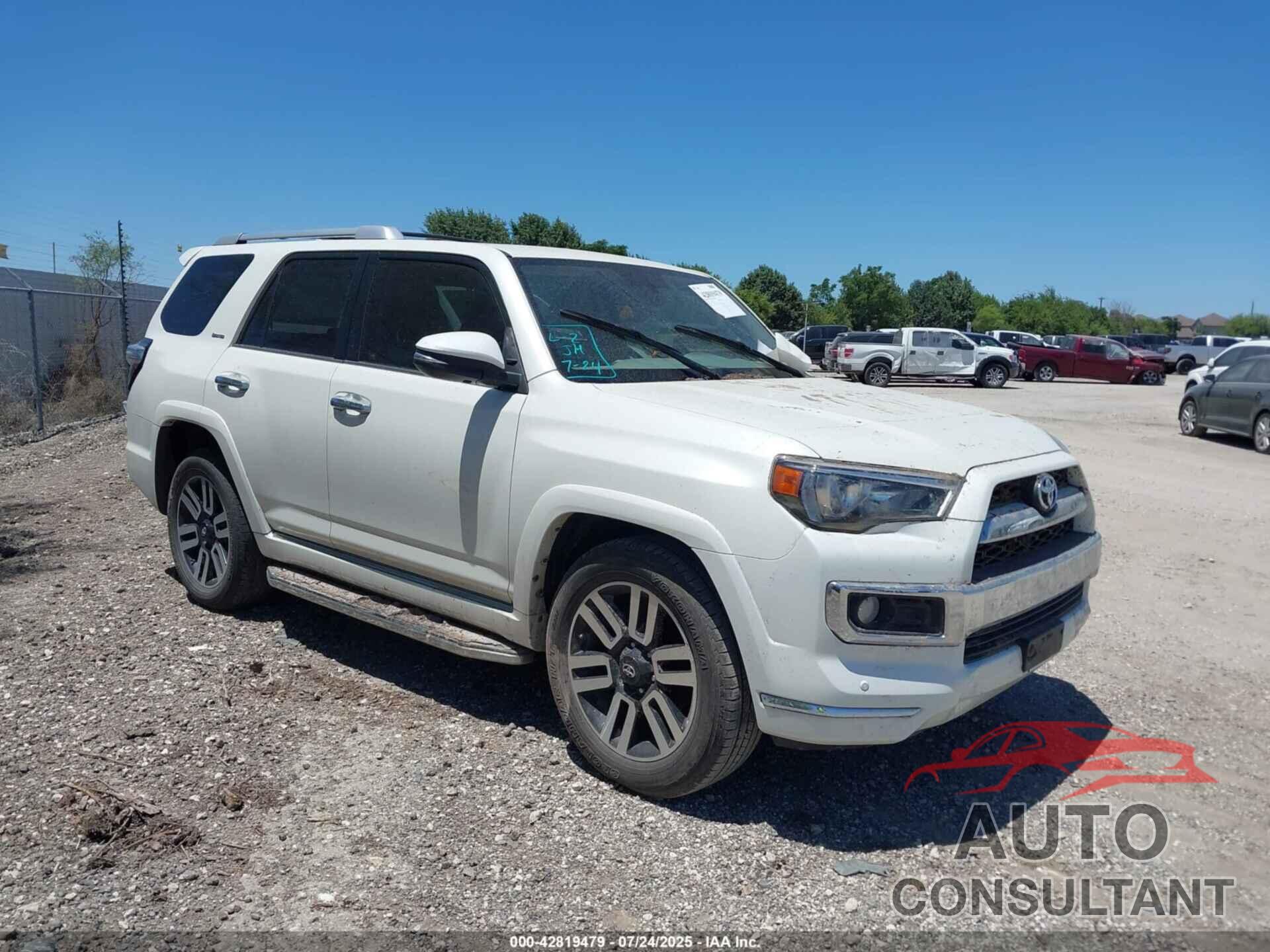 TOYOTA 4RUNNER 2016 - JTEZU5JRXG5142578
