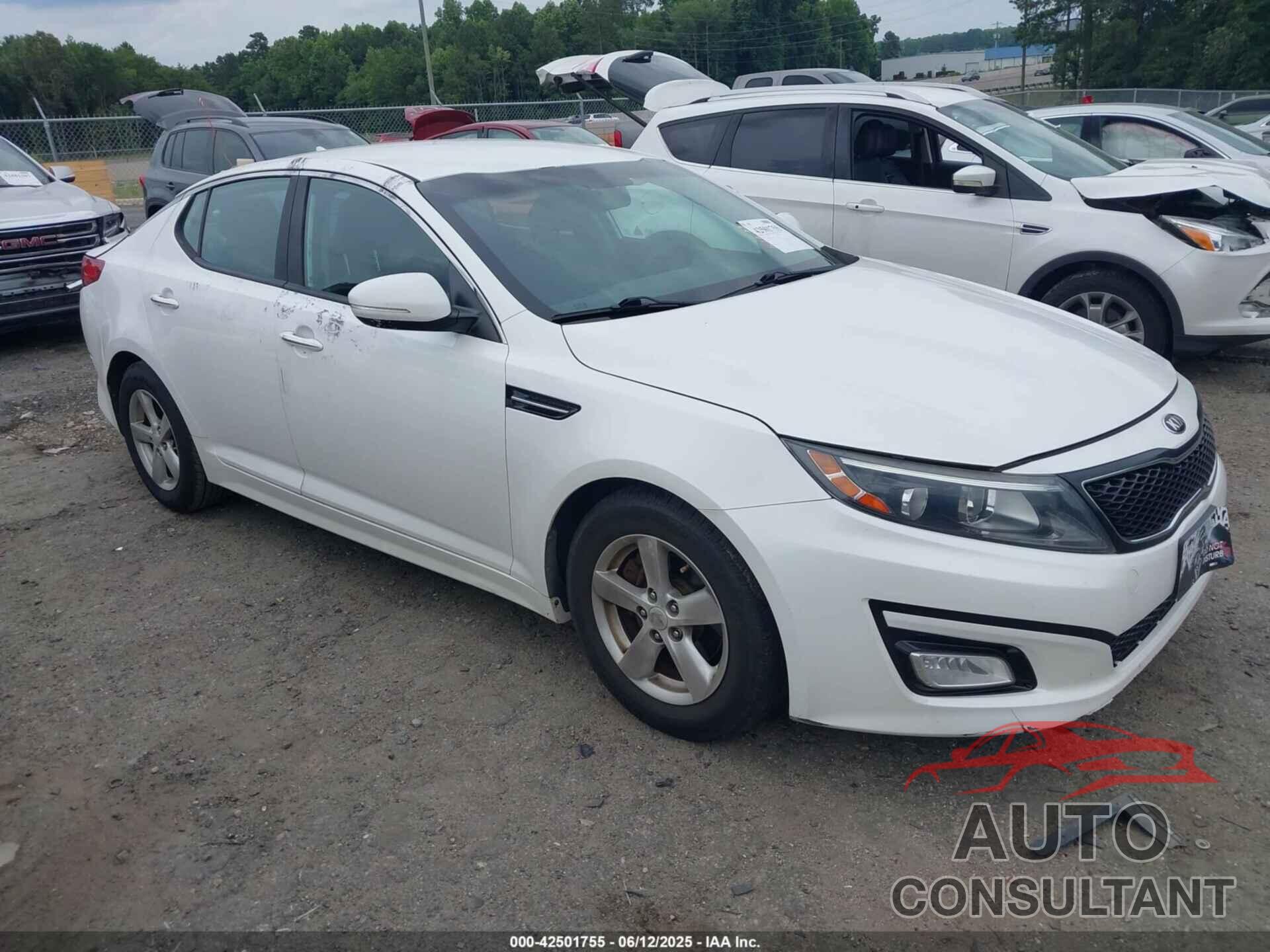 KIA OPTIMA 2015 - KNAGM4A70F5594054