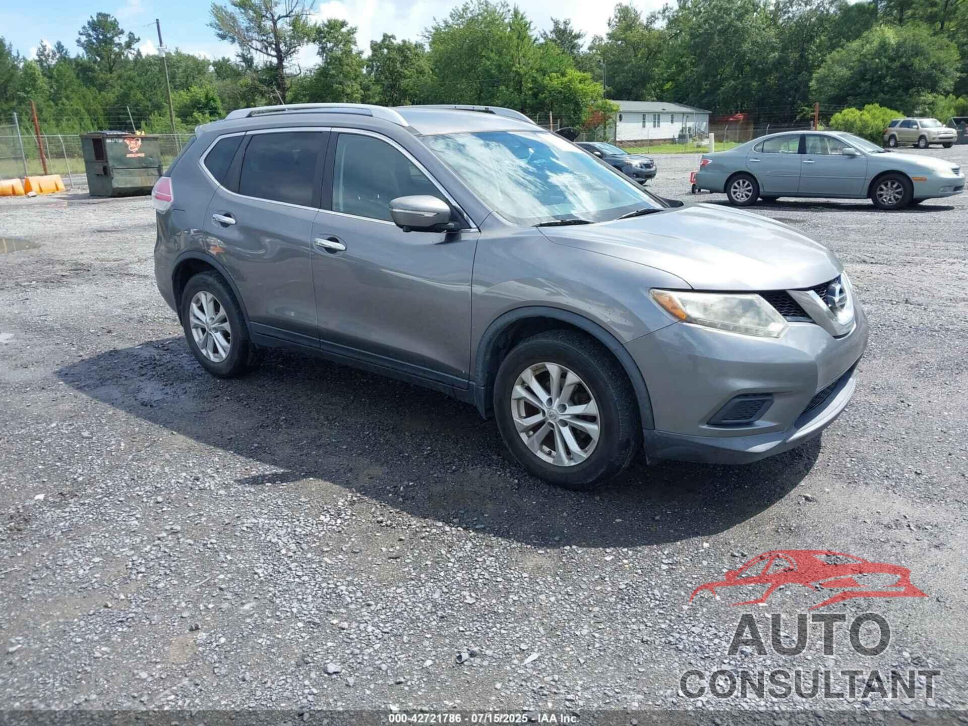 NISSAN ROGUE 2015 - KNMAT2MTXFP592521