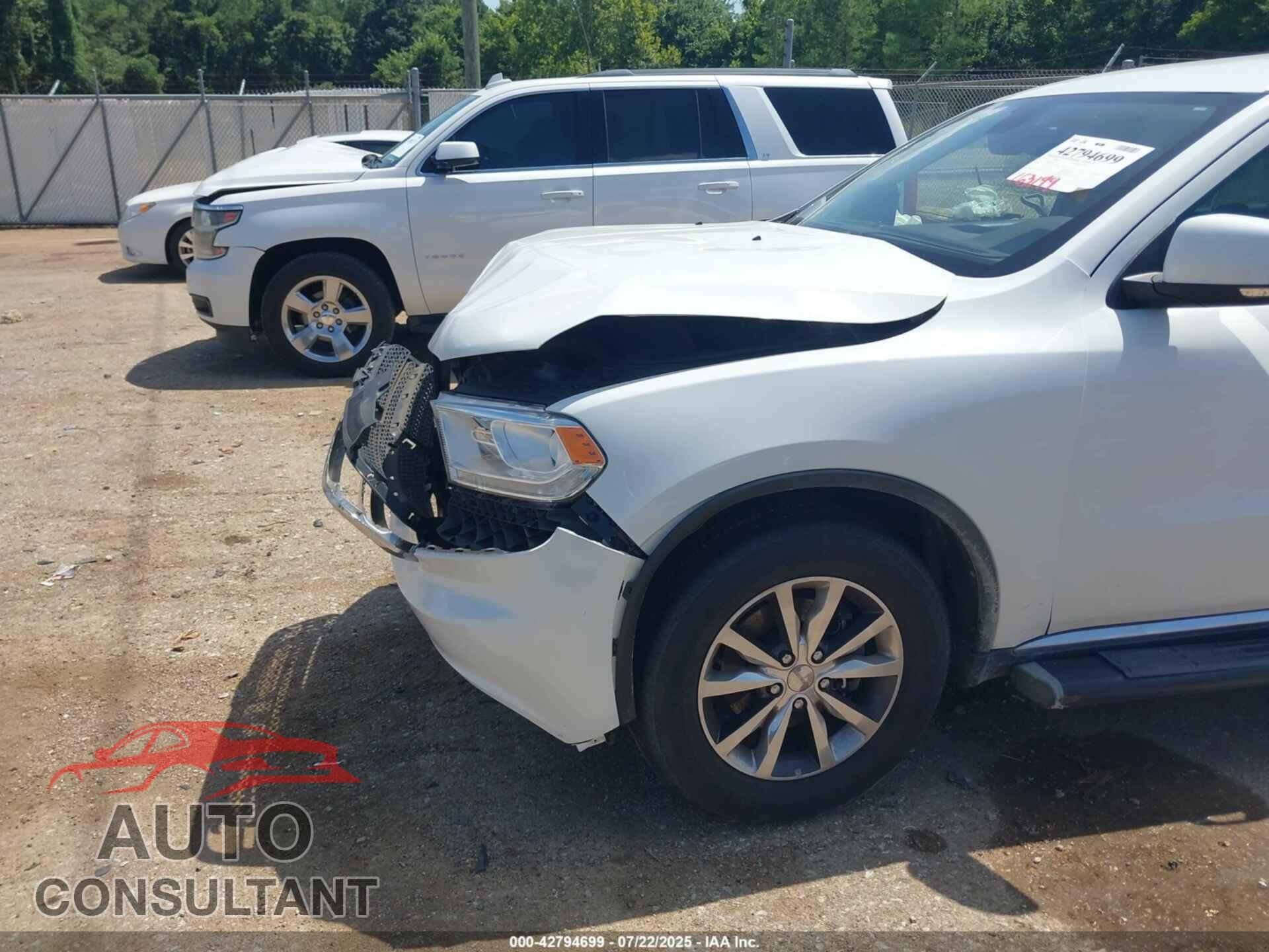 DODGE DURANGO 2016 - 1C4RDHDG2GC437301