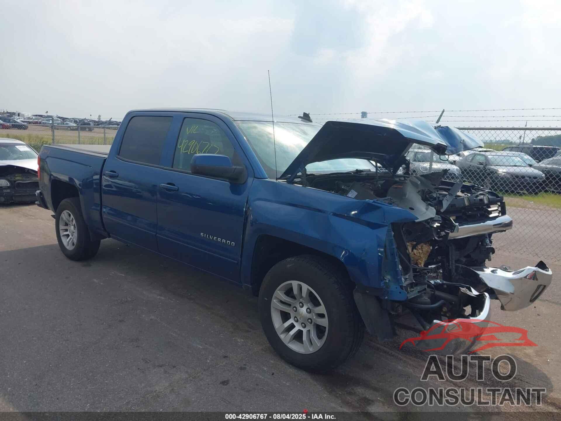 CHEVROLET SILVERADO 1500 2018 - 3GCUKREC9JG296099