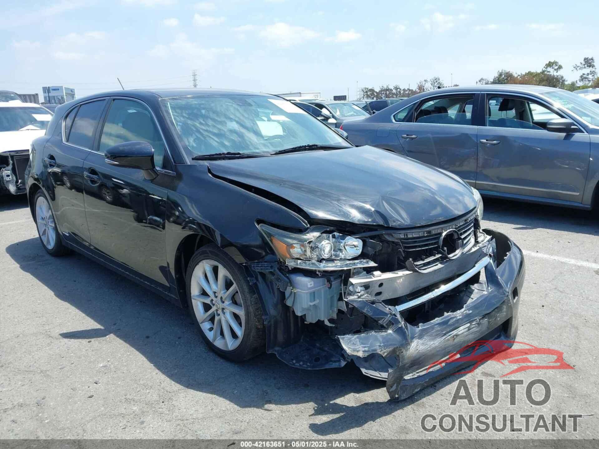 LEXUS CT 200H 2011 - JTHKD5BH2B2034282