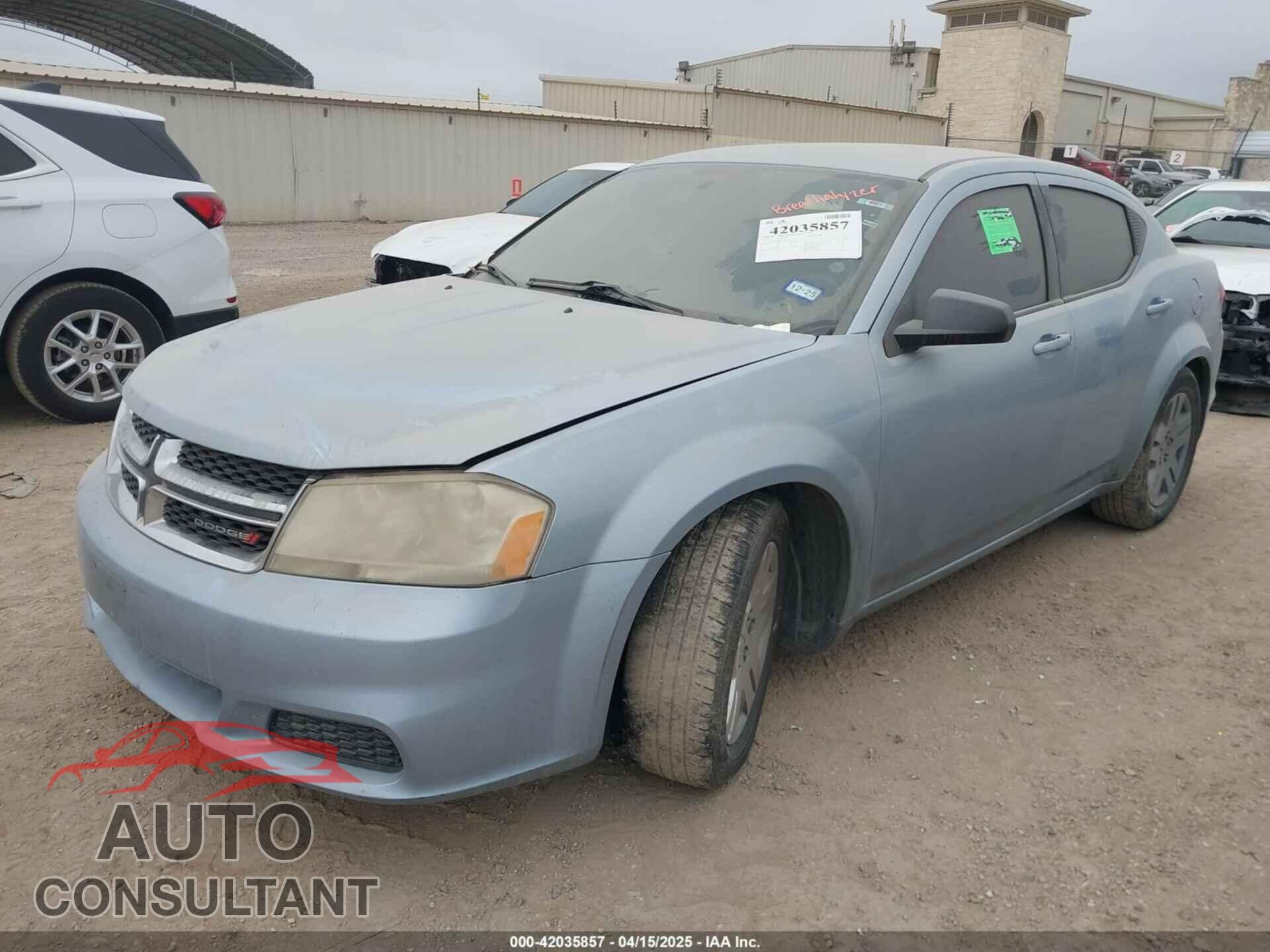 DODGE AVENGER 2013 - 1C3CDZAB4DN575933