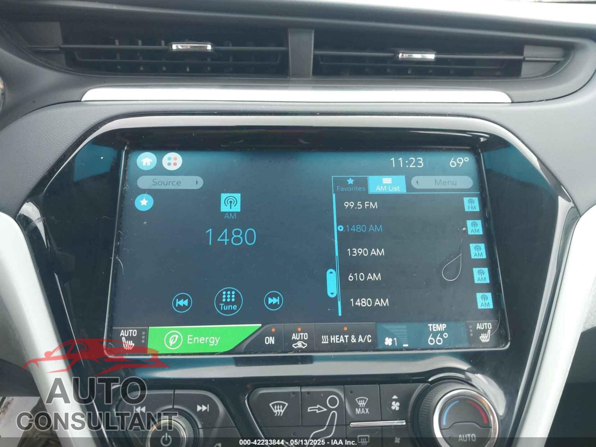 CHEVROLET BOLT EV 2017 - 1G1FX6S02H4181475