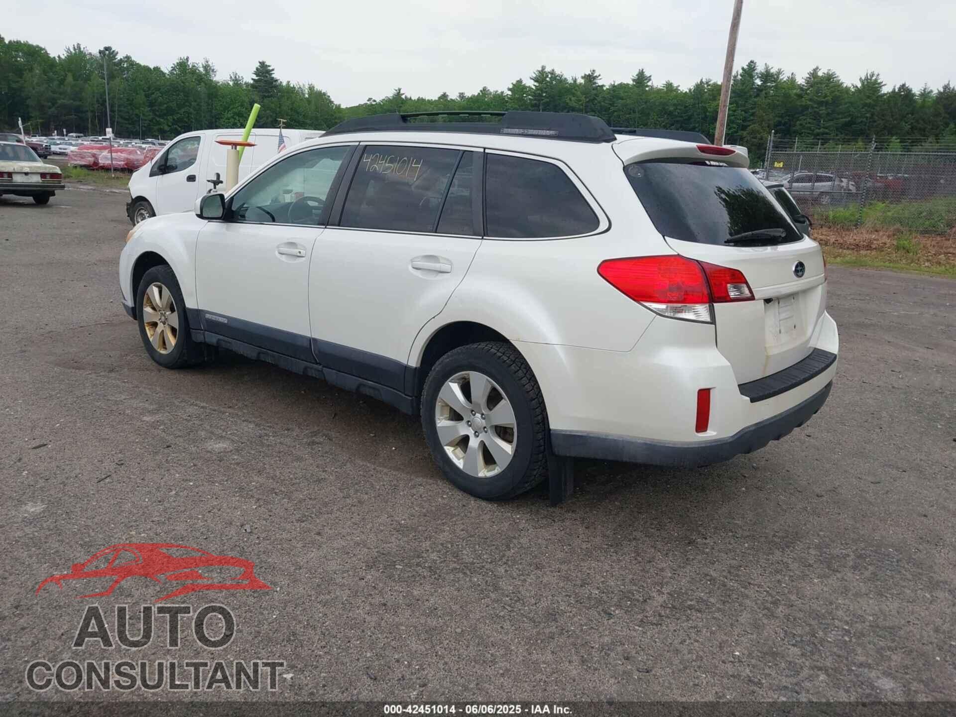 SUBARU OUTBACK 2011 - 4S4BRBGC2B3313400