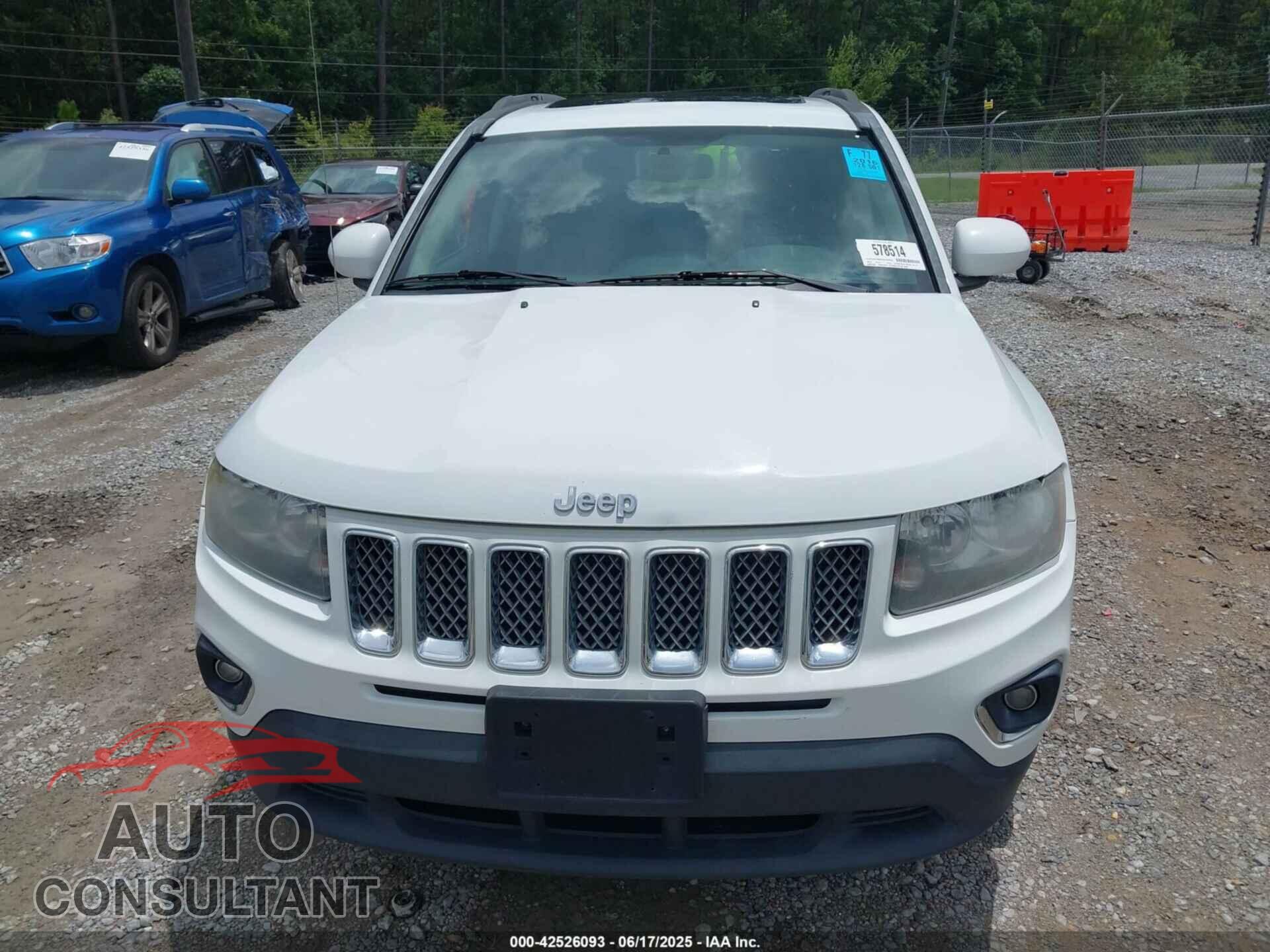 JEEP COMPASS 2016 - 1C4NJDEB8GD545452