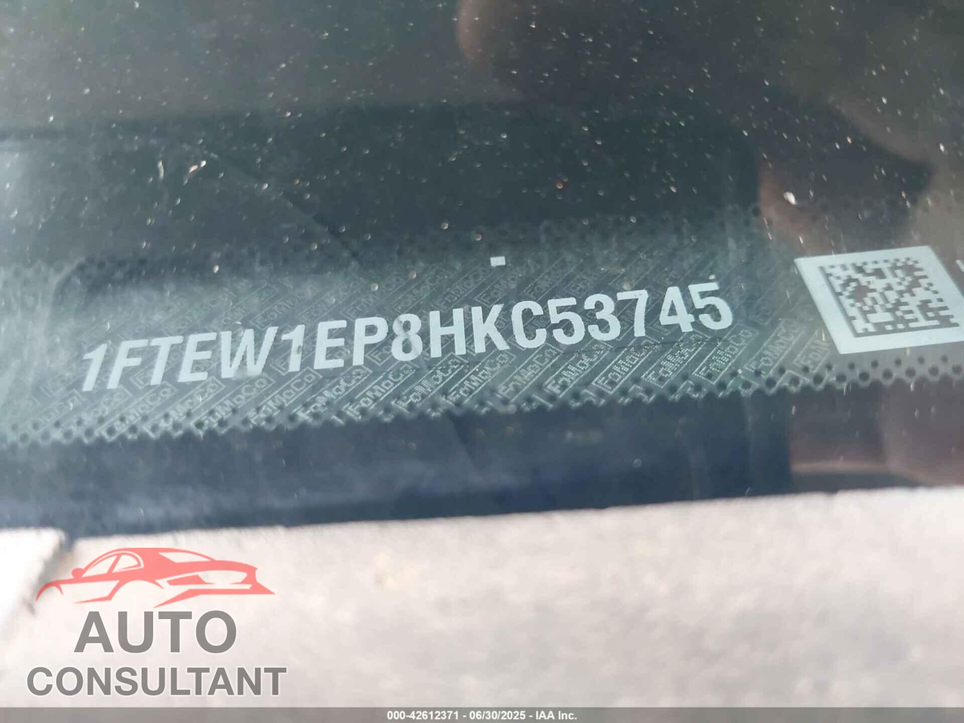 FORD F-150 2017 - 1FTEW1EP8HKC53745