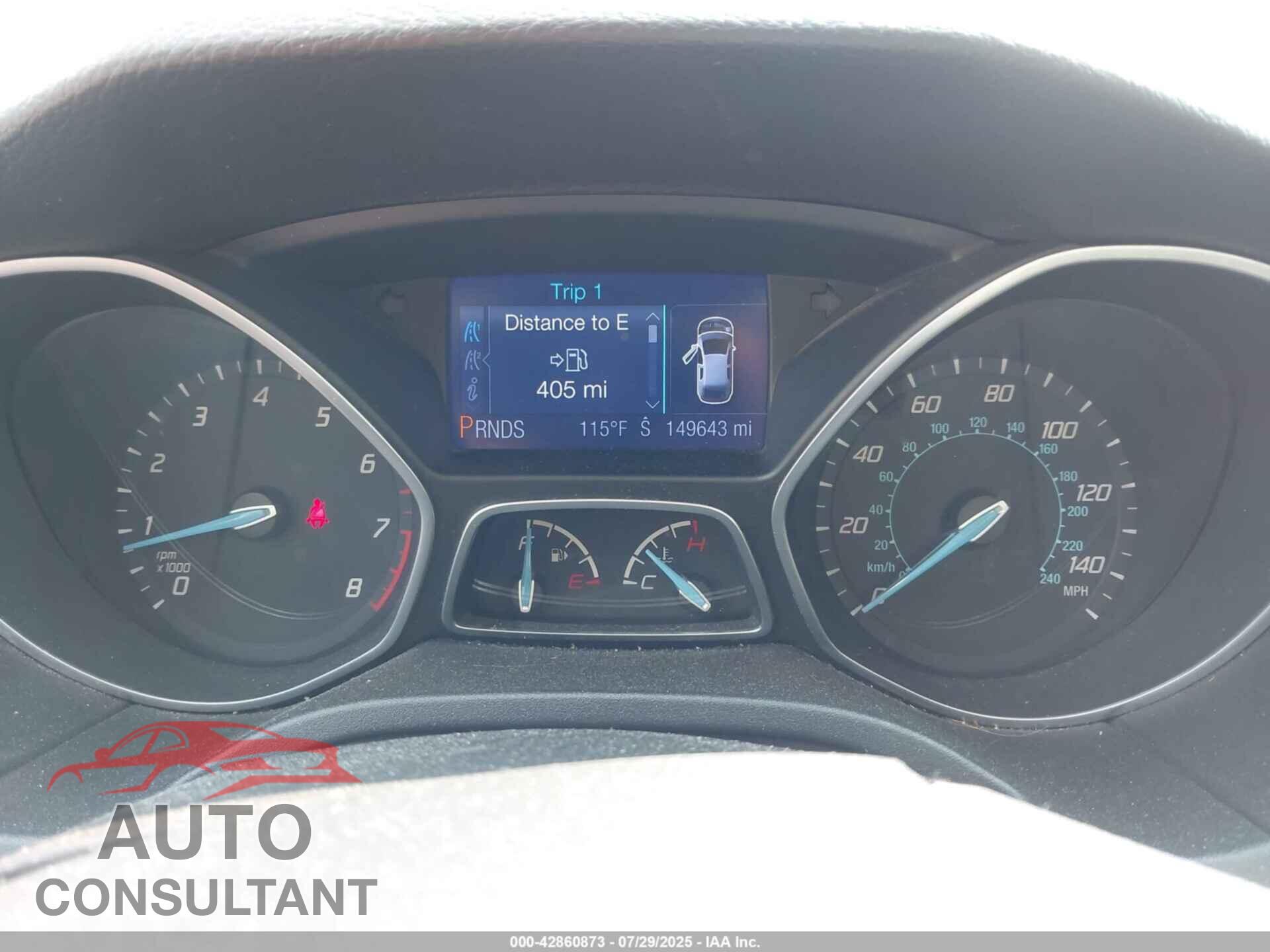FORD FOCUS 2013 - 1FADP3K27DL207993