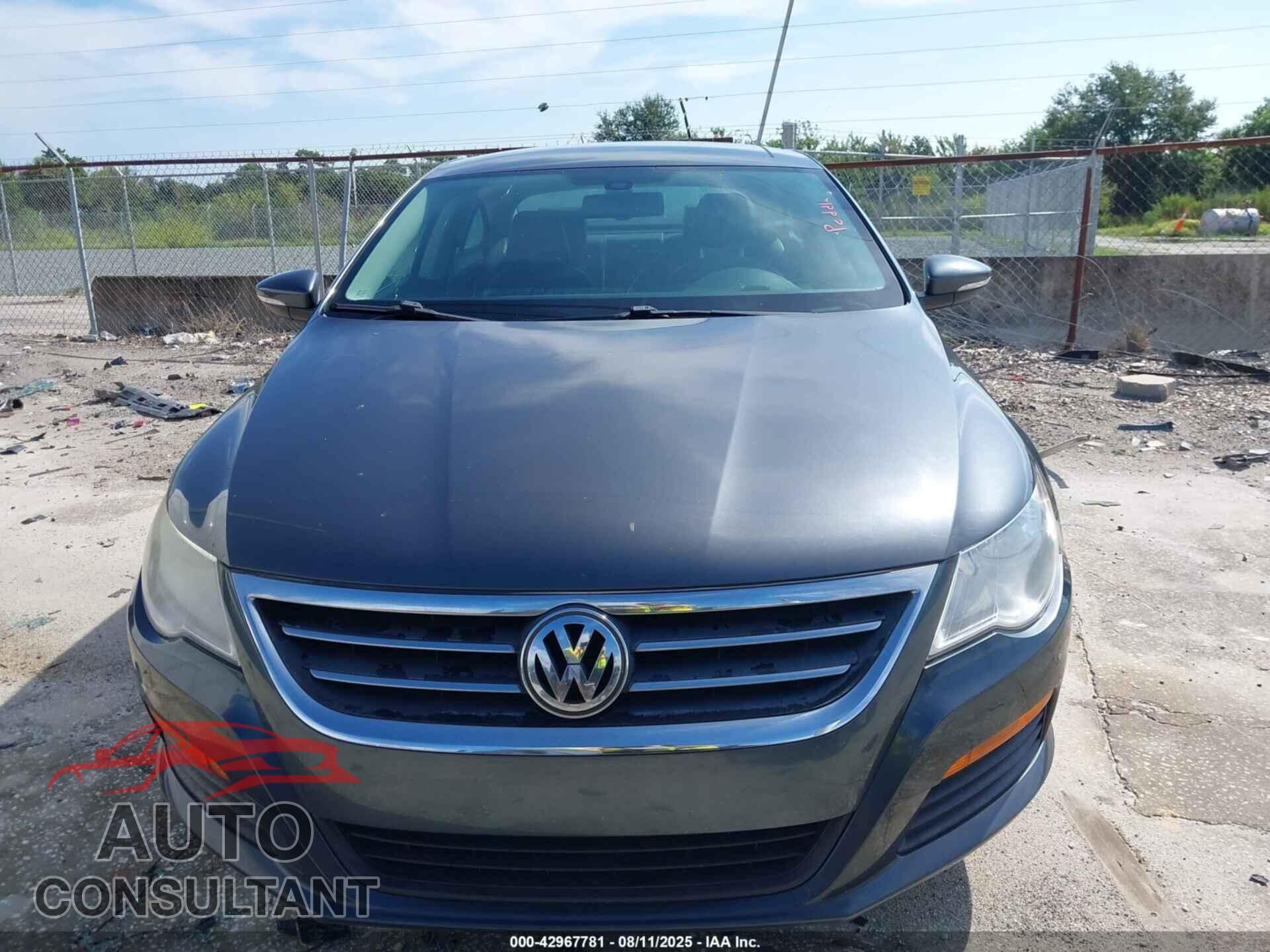 VOLKSWAGEN CC 2012 - WVWMN7AN1CE538929