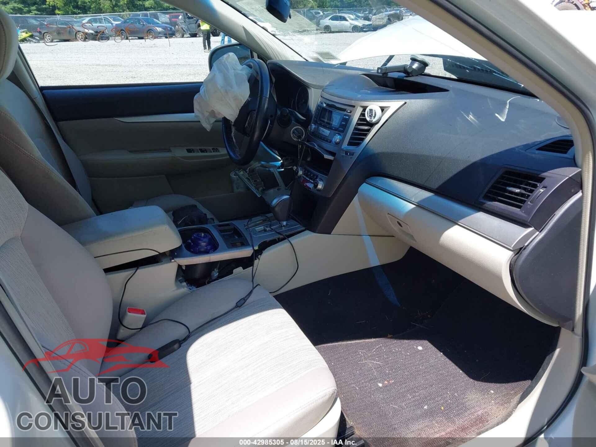 SUBARU OUTBACK 2013 - 4S4BRBCC6D3312307