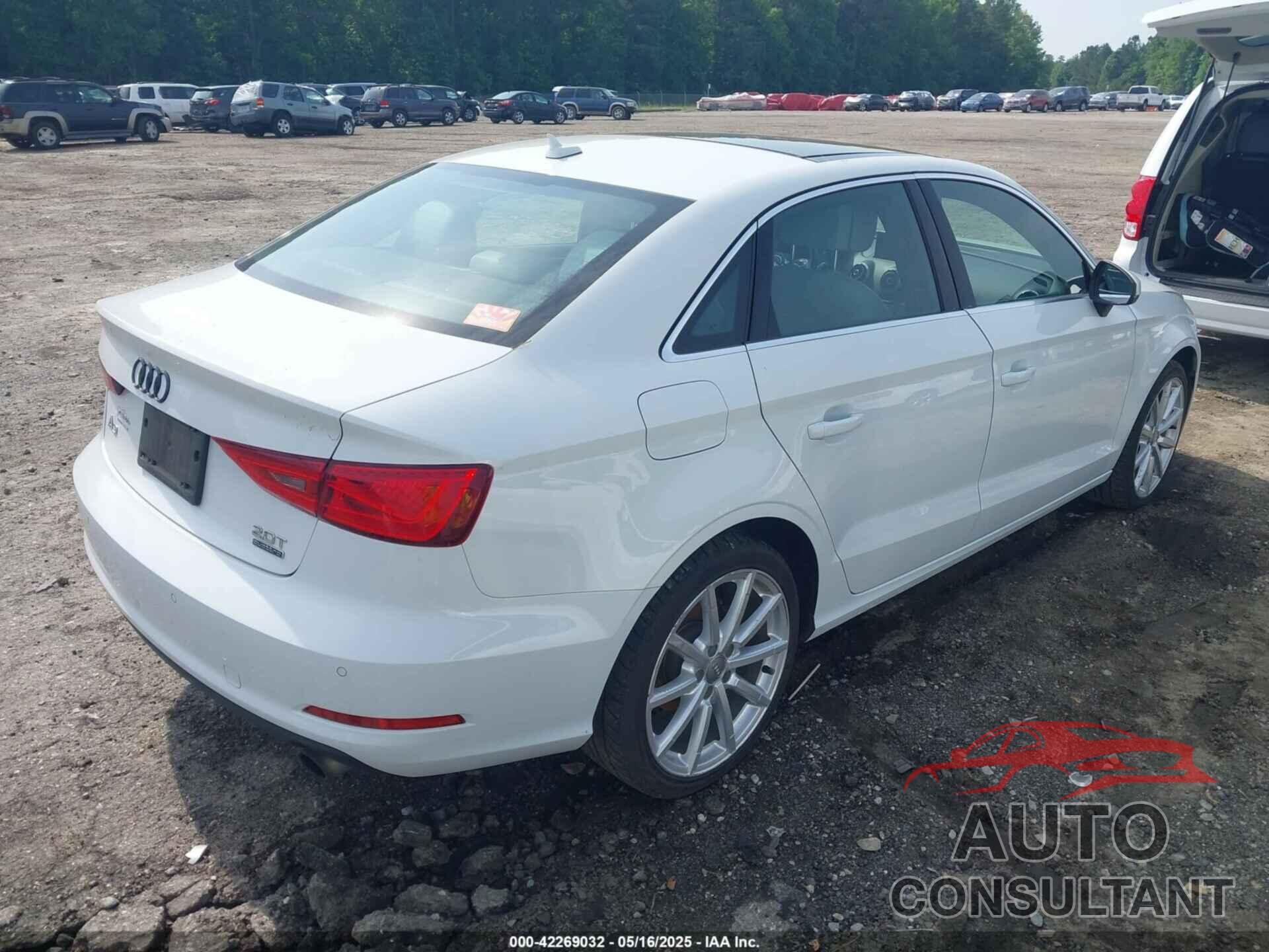 AUDI A3 2016 - WAUE8GFF1G1025221