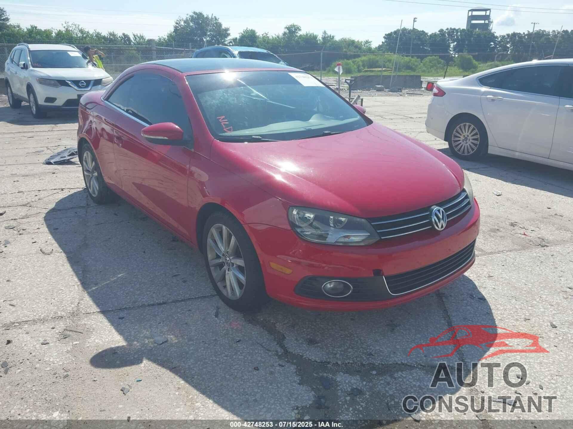 VOLKSWAGEN EOS 2013 - WVWBW8AH5DV008680