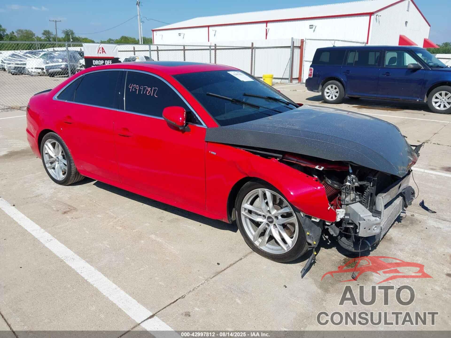 AUDI A4 2021 - WAUEAAF49MA003124