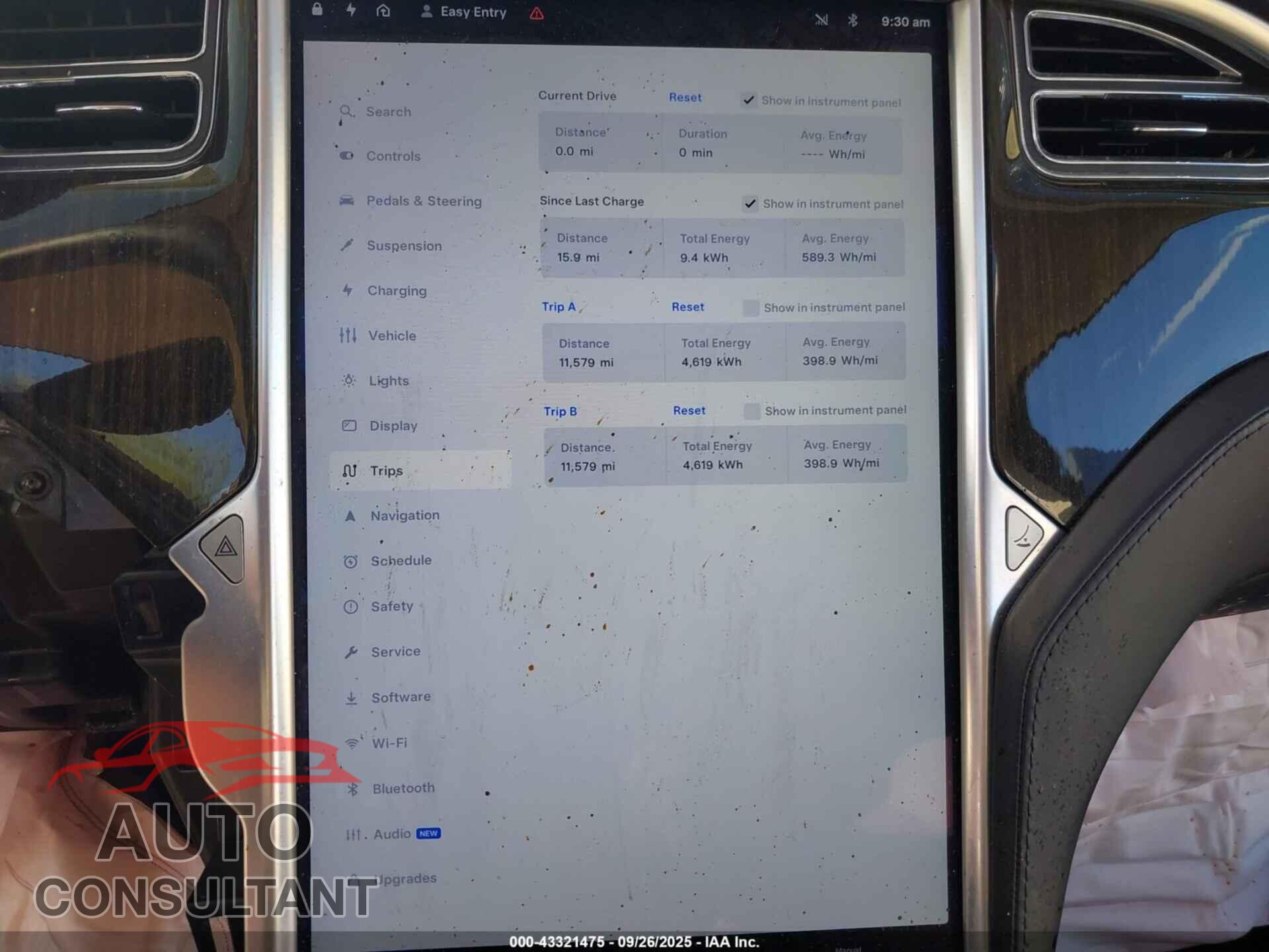 TESLA MODEL S 2012 - 5YJSA1DP8CFP02429