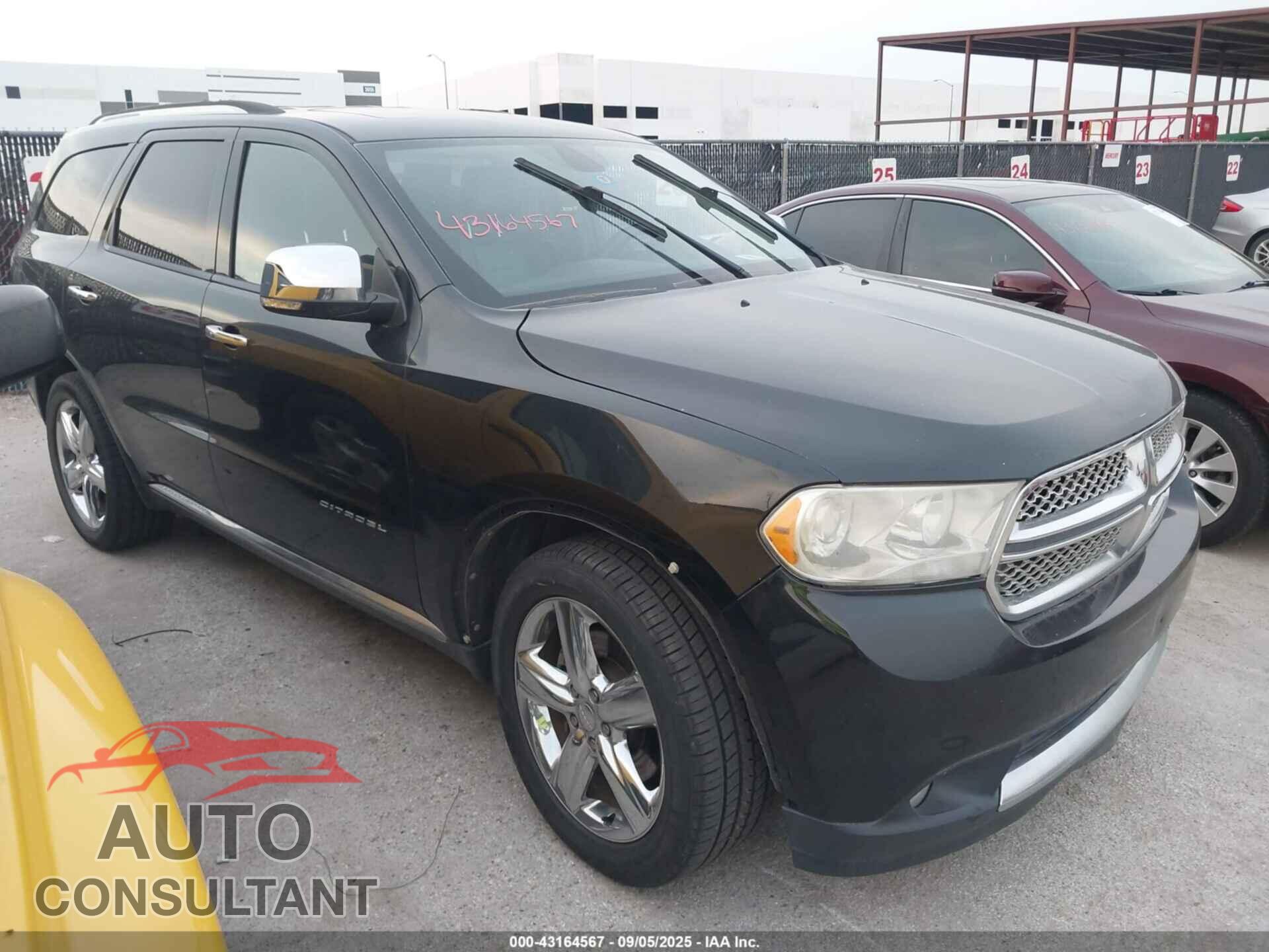 DODGE DURANGO 2012 - 1C4RDHEG5CC284891