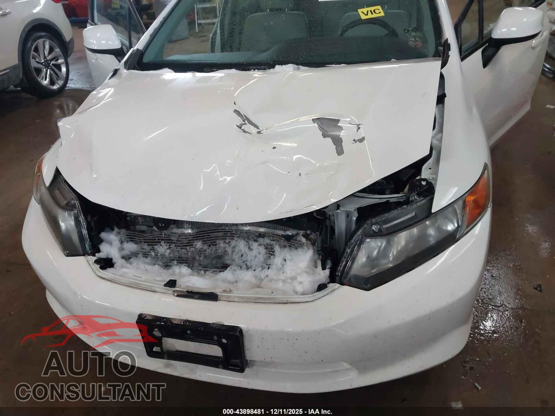 HONDA CIVIC 2012 - 19XFB2F55CE044008