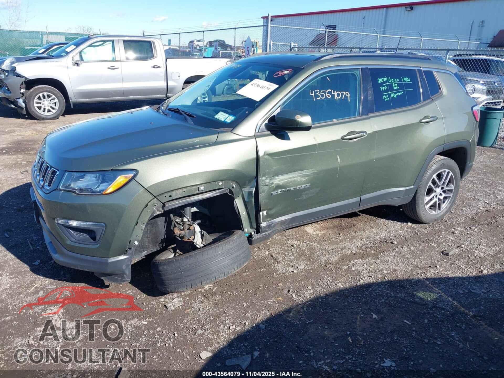 JEEP NEW COMPASS 2017 - 3C4NJDBB2HT660242