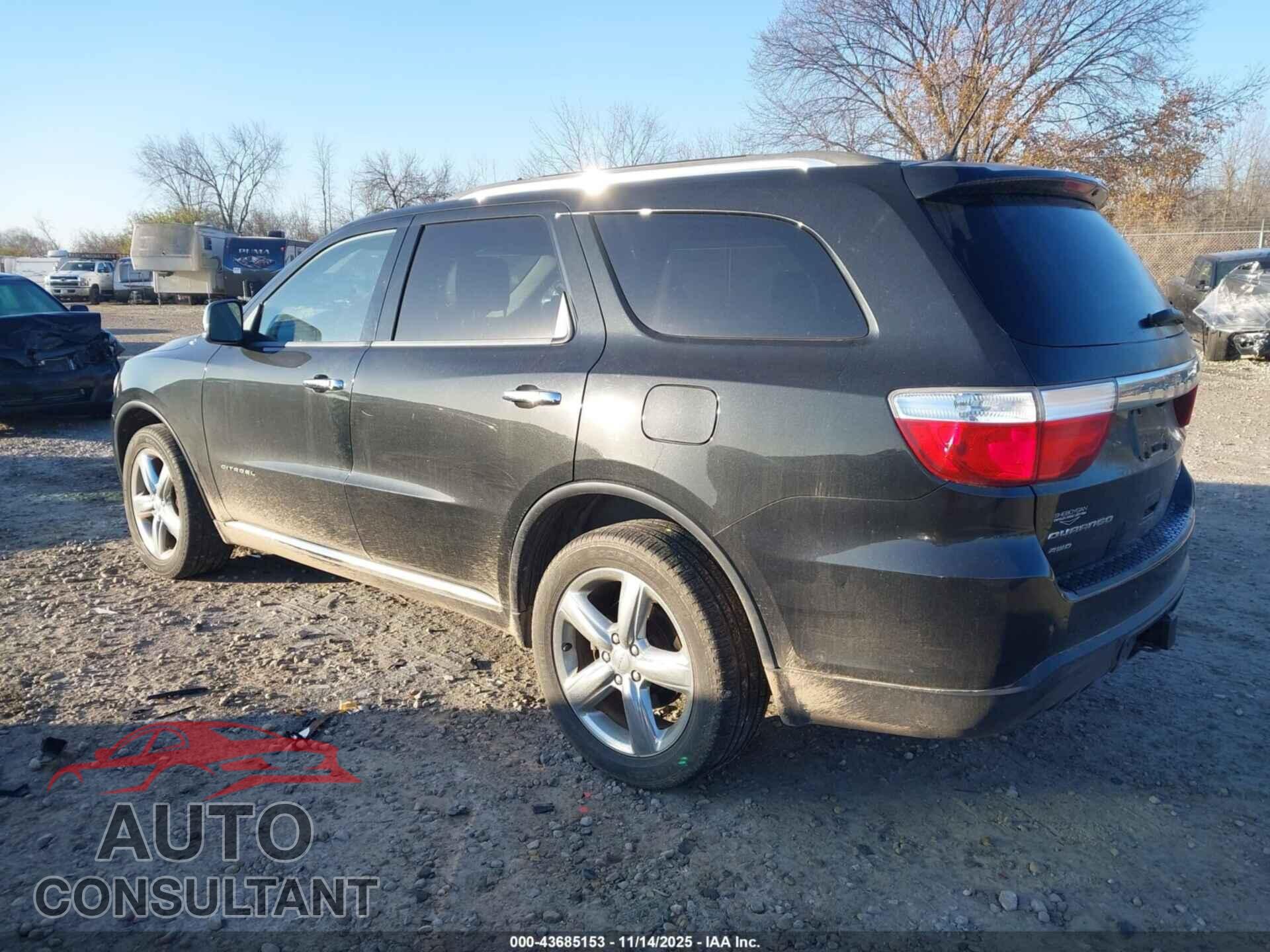 DODGE DURANGO 2012 - 1C4RDJEG6CC322345
